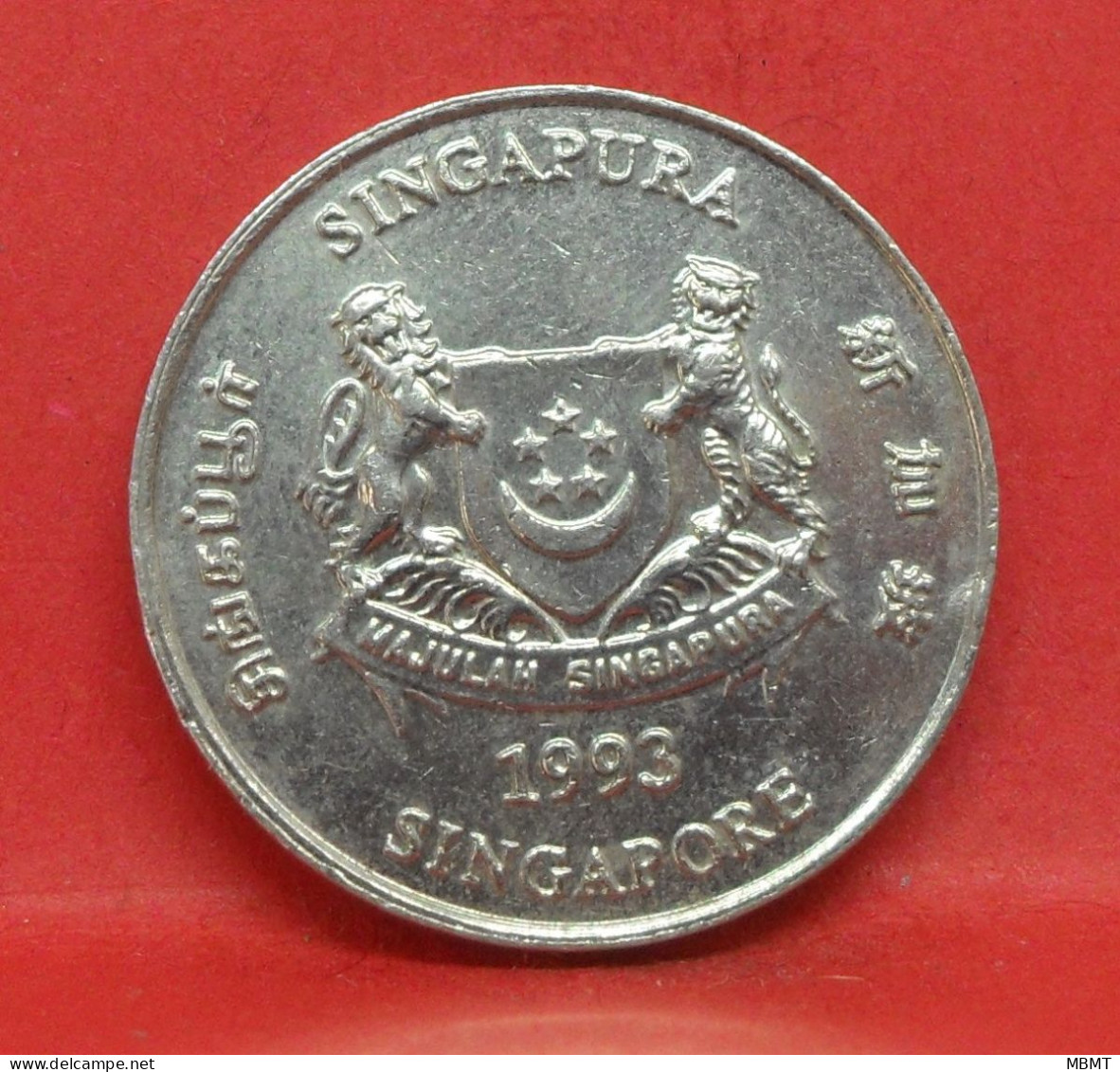 20 Cents 1993 - TTB - Pièce De Monnaie Singapour - Article N°6452 - Singapour