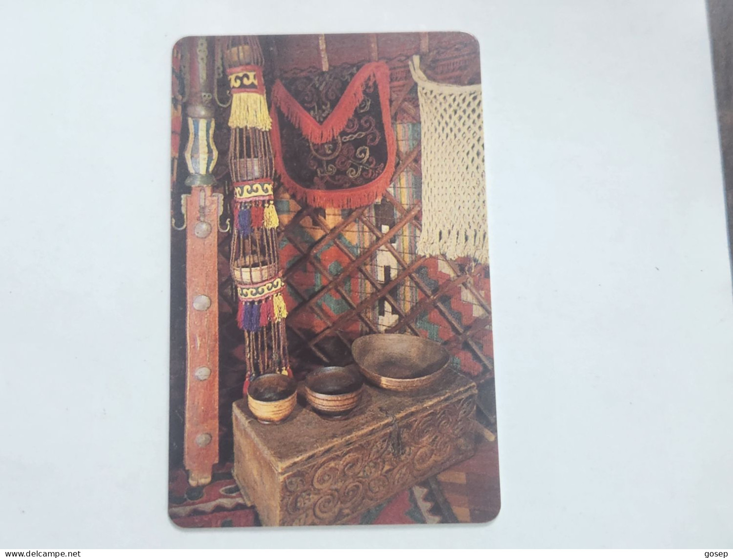 KYRGYZSTAN-(KG-KYR-0005)-local Artisanat1-(53)-(20units)-(00004919)-(tirage-45.000)-used Card+1card Prepiad Free - Kirgisistan