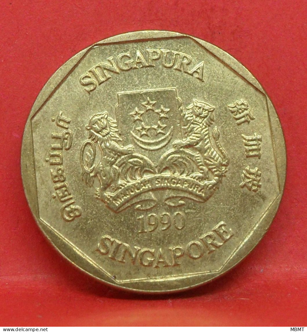 1 Dollar 1990 - TTB - Pièce De Monnaie Singapour - Article N°6454 - Singapore