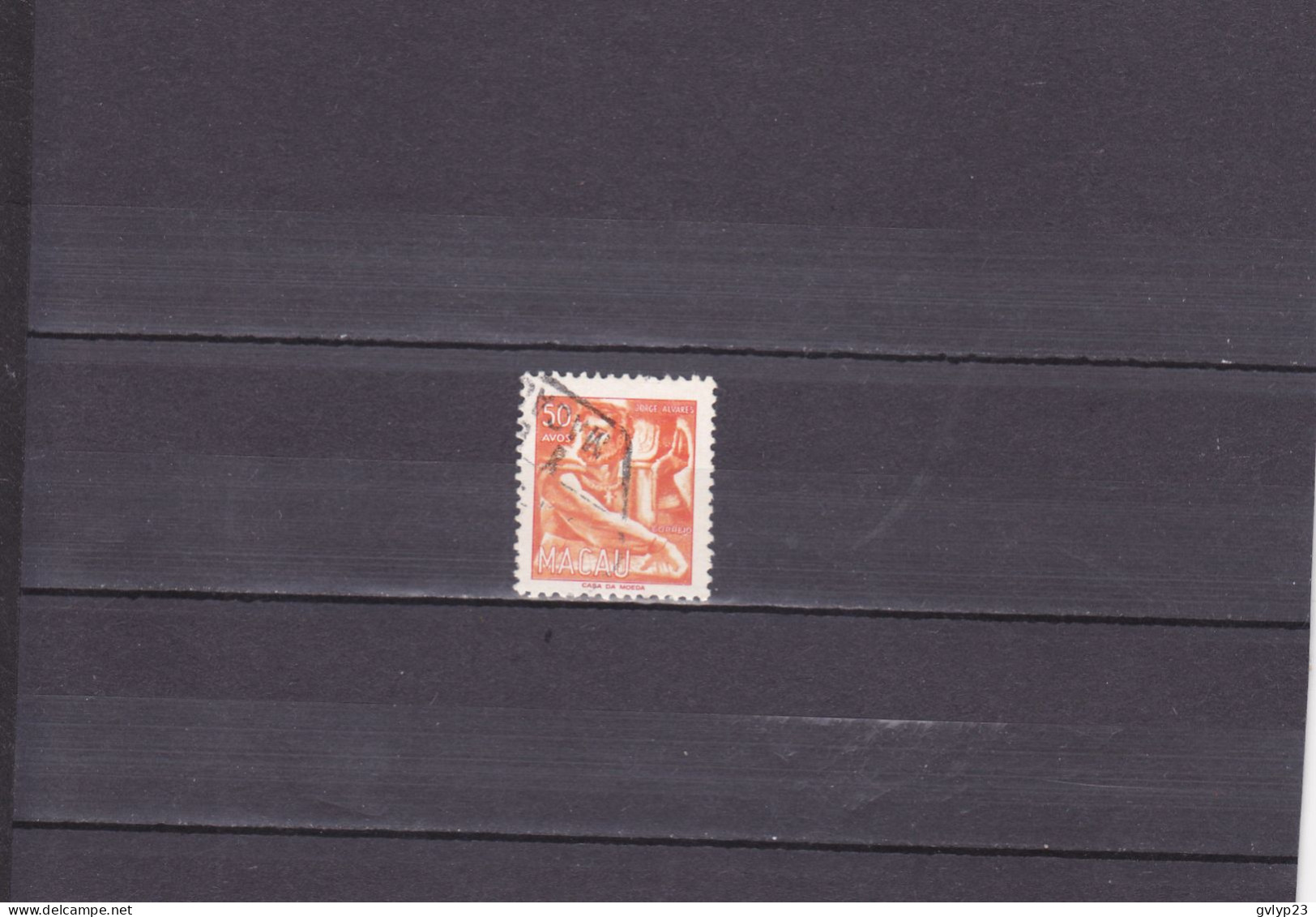 JORGE ALVAREZ /OBLITERE/ 50 A.ORANGE  / N° 352 YVERT ET TELLIER 1951 - Used Stamps
