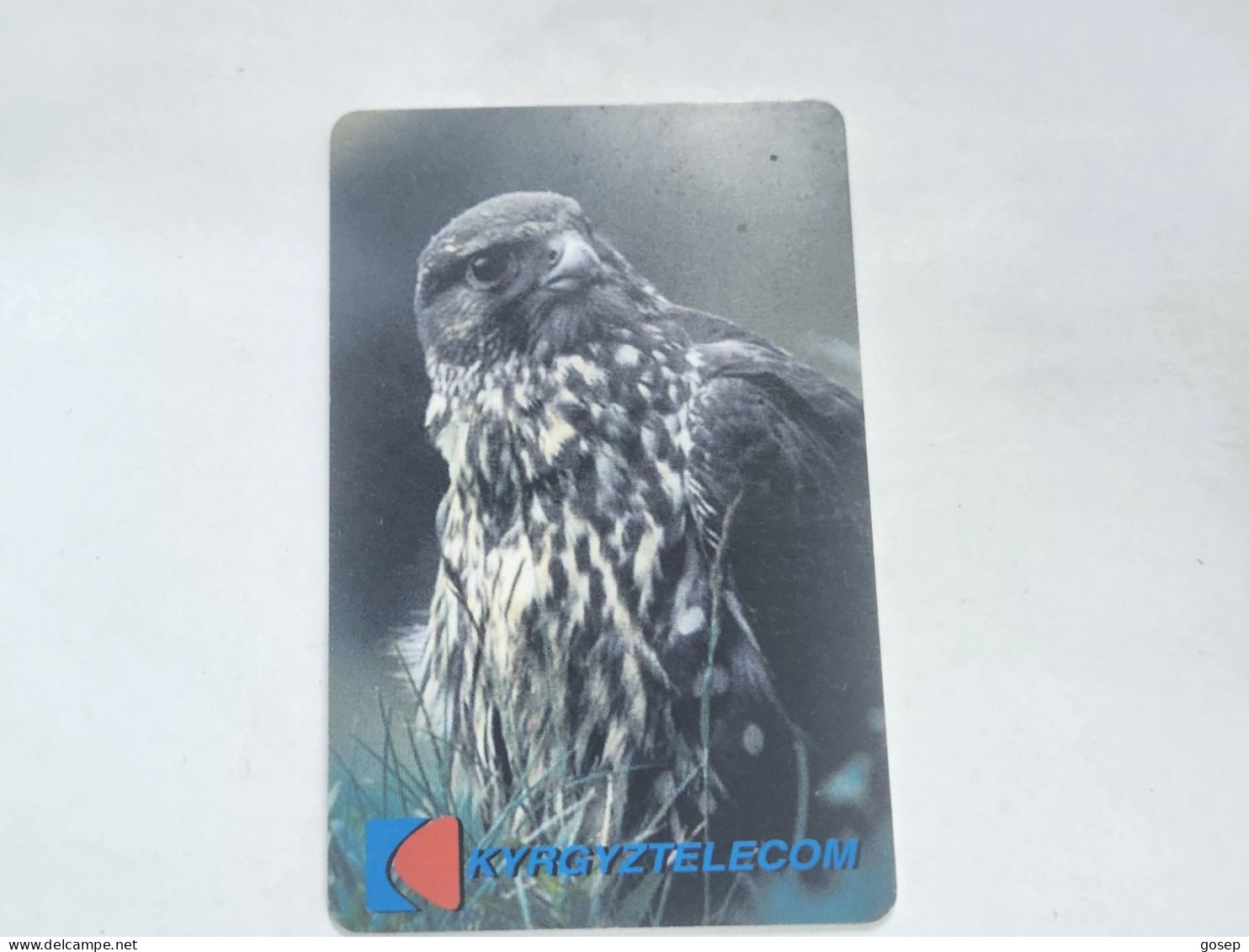 KYRGYZSTAN-(KG-KYR-0008A)-bird Of Prey1-elcat-(56)-(50units)-(00141556)-(tirage-25.000)-used Card+1card Prepiad Free - Kyrgyzstan