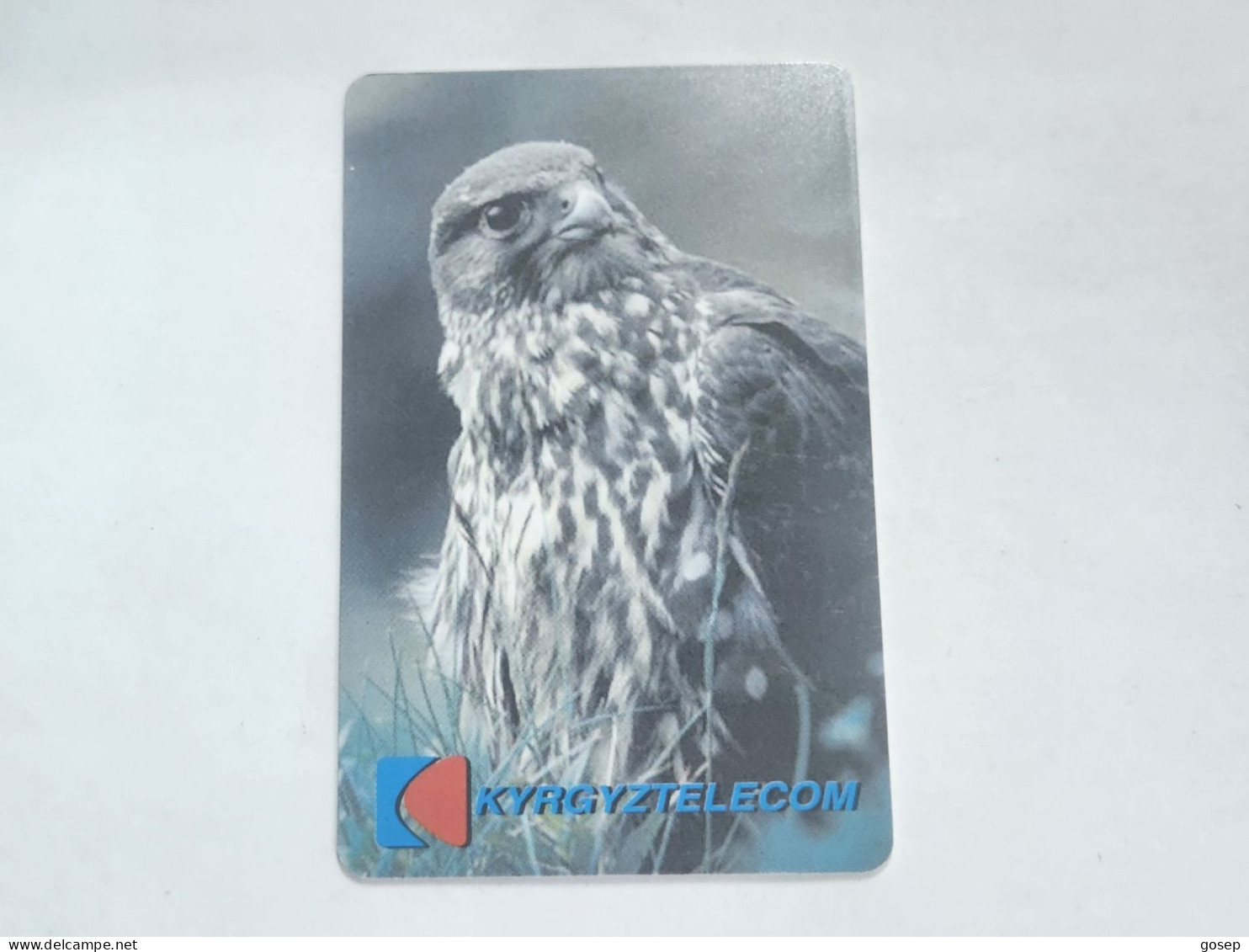 KYRGYZSTAN-(KG-KYR-0008C)-bird Of Prey2-(57)-(50units)-(00232866)-(tirage-30.000)-used Card+1card Prepiad Free - Kirgizië