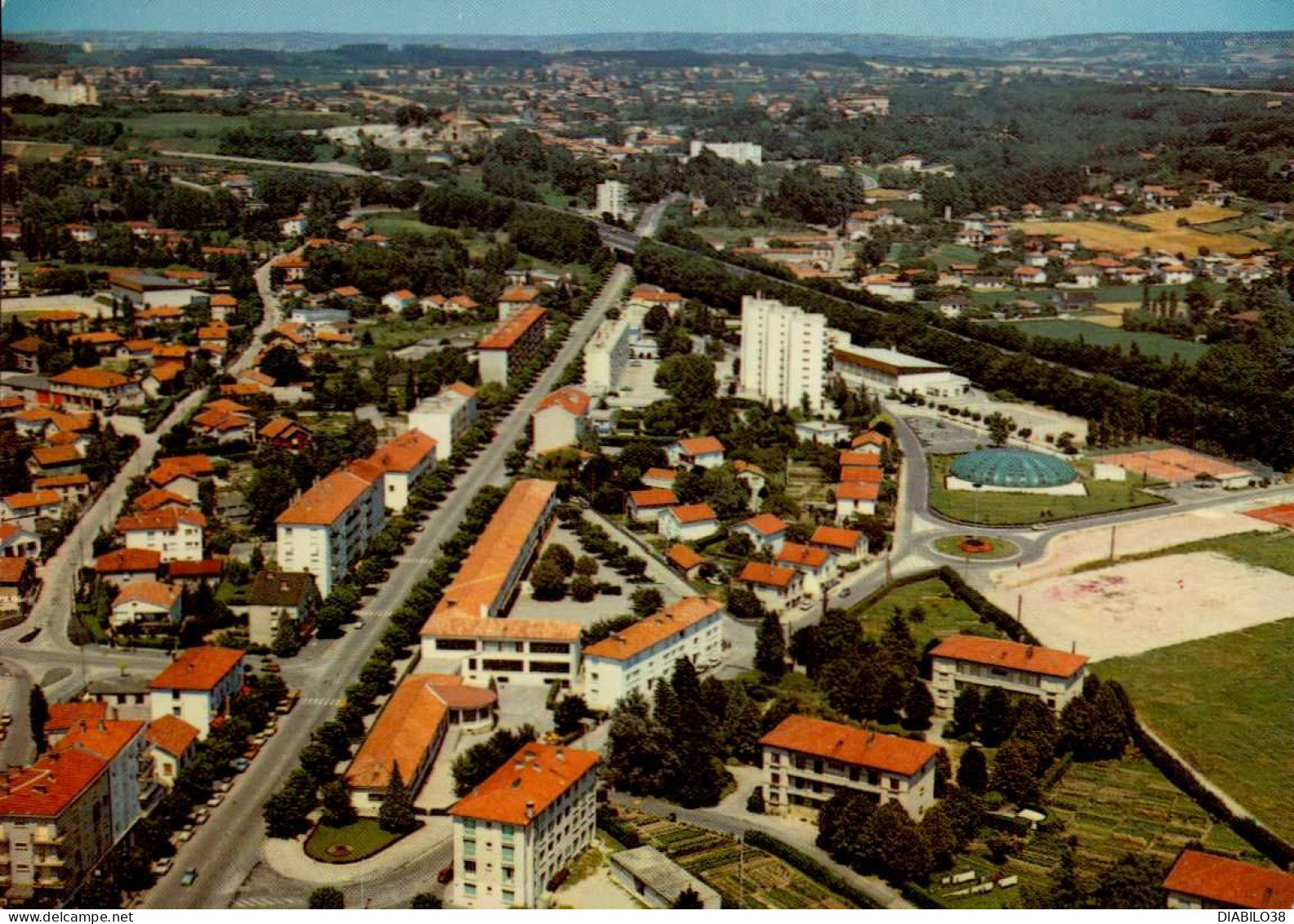 ROUSSILLON    ( ISERE ) VUE AERIENNE - Roussillon