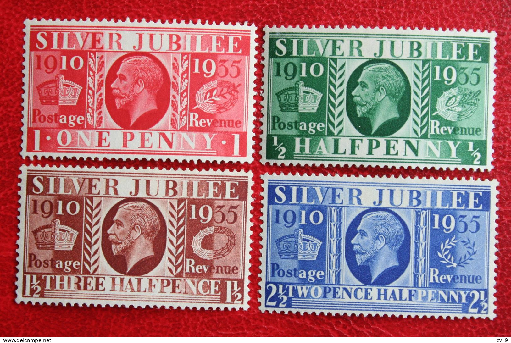 King George V - Silver Jubilee (Mi 189-192 Yv 201-204 Yv 201-204) 1935 Ongebruikt  MH * GRANDE-BRETAGNE GB GREAT BRITAIN - Ungebraucht