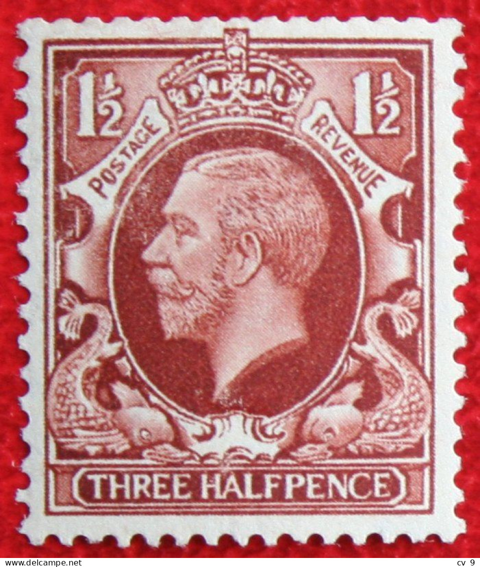 Three Halve Pence 1½ P King GEORGE V Mi 177 Yv 189 1934 Ongebruikt / MH * GRANDE-BRETAGNE GB GREAT BRITAIN - Ongebruikt