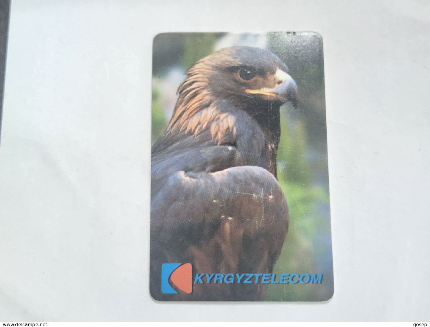 KYRGYZSTAN-(KG-KYR-0010)-bird Of Prey3-(20)-(400units)-(00201559)-(tirage-10.000)-used Card+1card Prepiad Free - Kirguistán