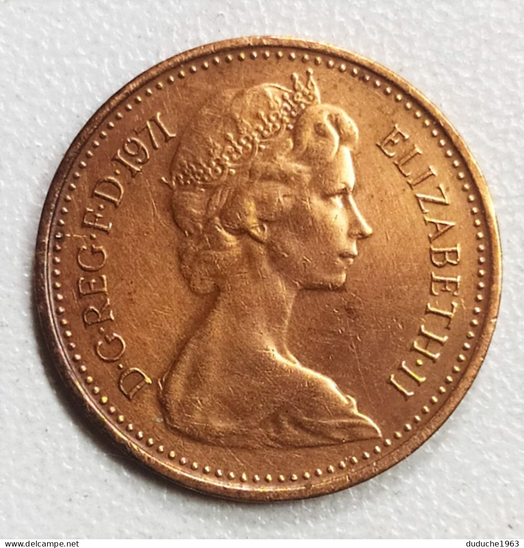 Grande Bretagne - 1/2 Penny 1971 - 1/2 Penny & 1/2 New Penny