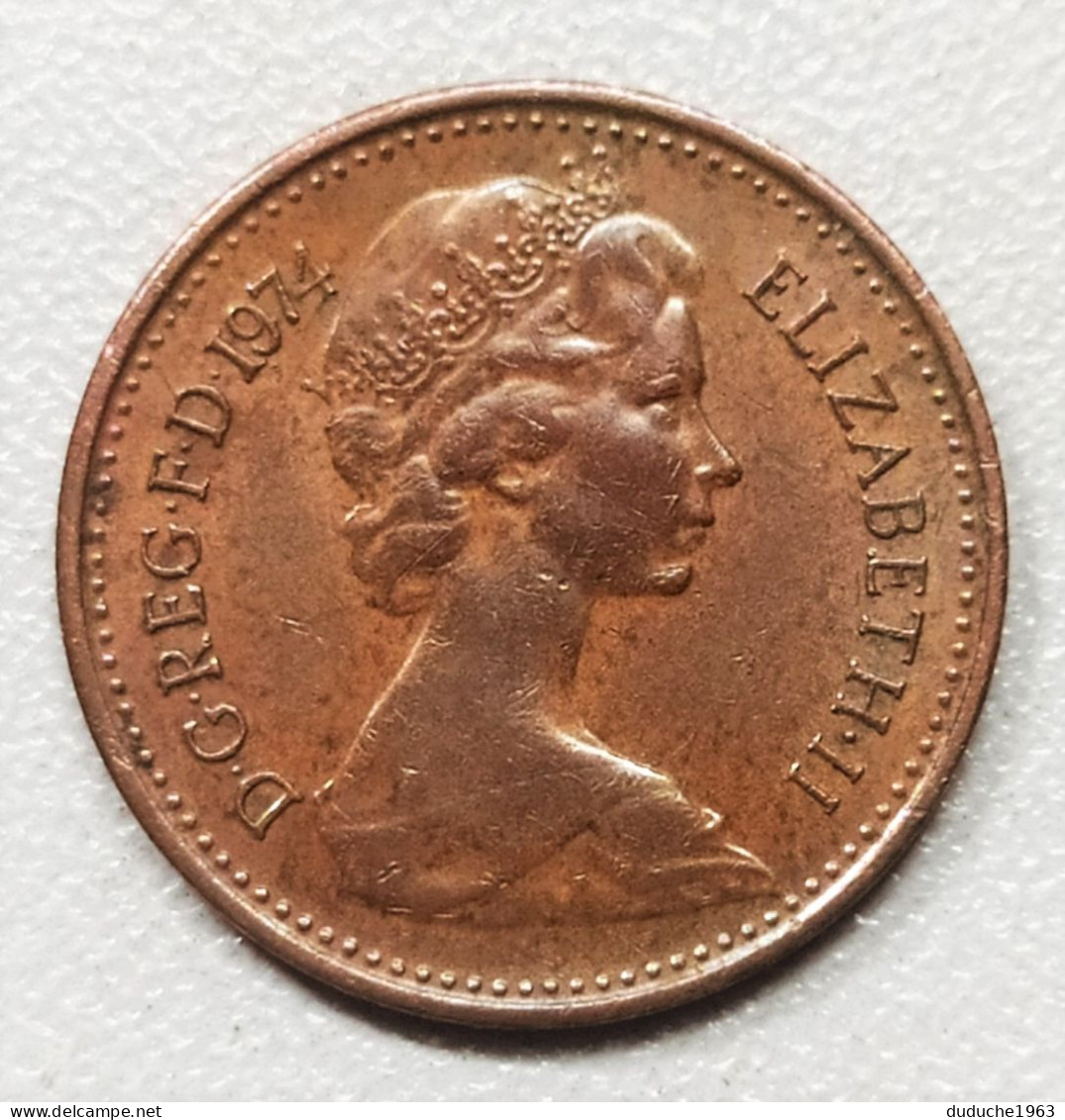 Grande Bretagne - 1/2 Penny 1974 - 1/2 Penny & 1/2 New Penny