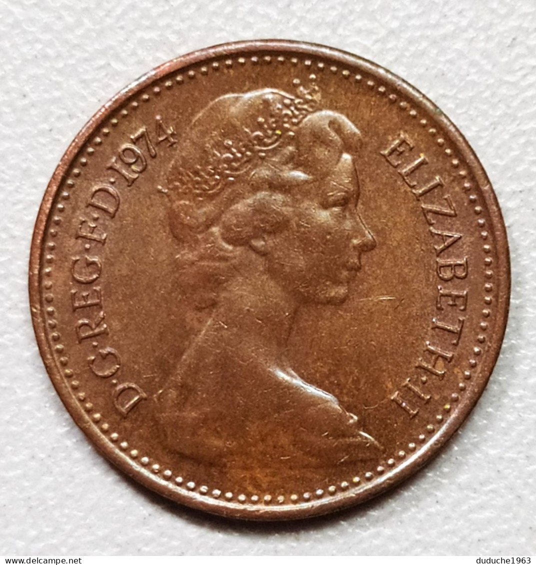 Grande Bretagne - 1/2 Penny 1974 - 1/2 Penny & 1/2 New Penny