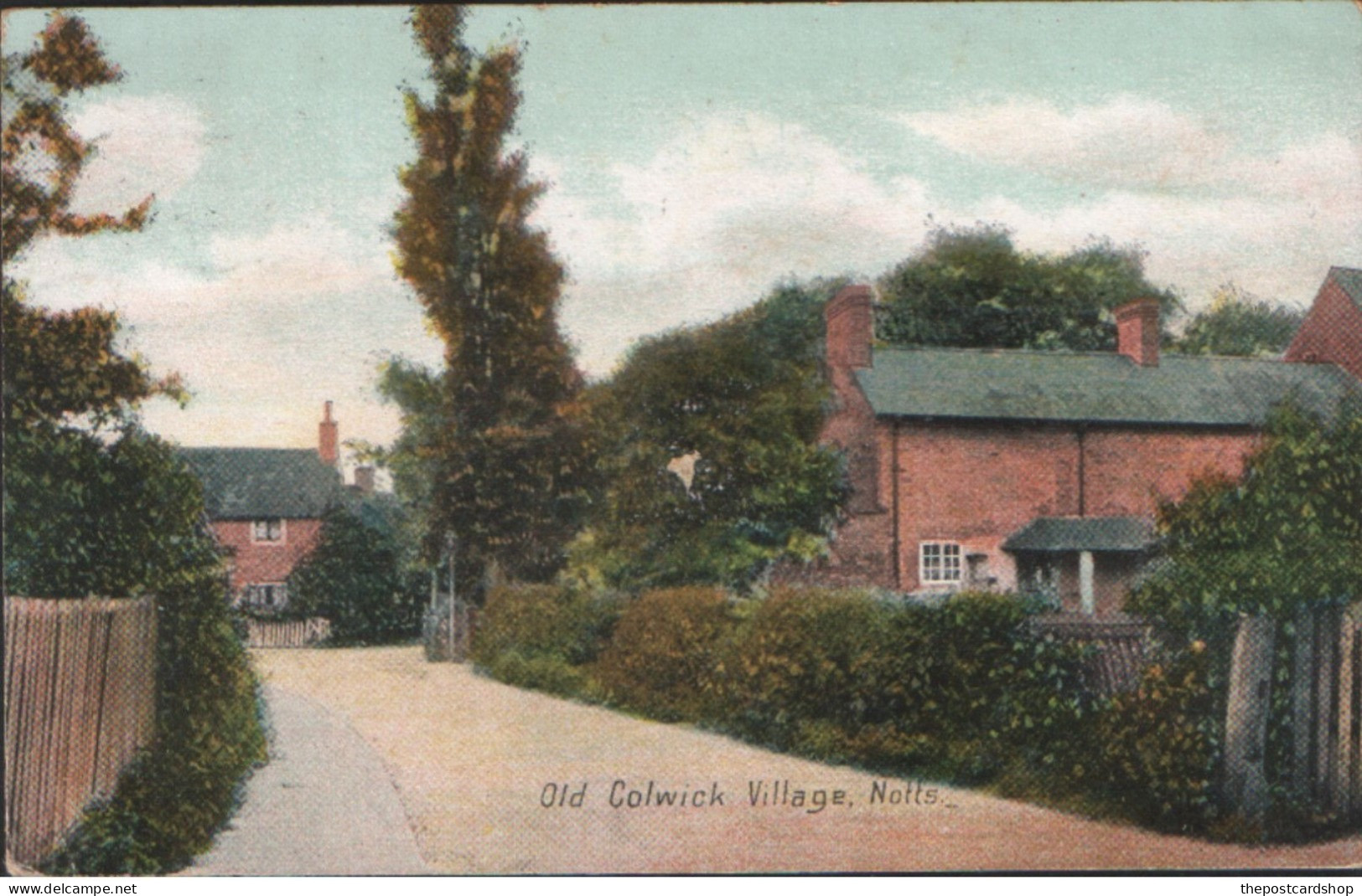 Colwick Village Nottingham Unused Old Postcard Clumber Series 210 Used 1914 Nottingham Nr Netherfield - Other & Unclassified