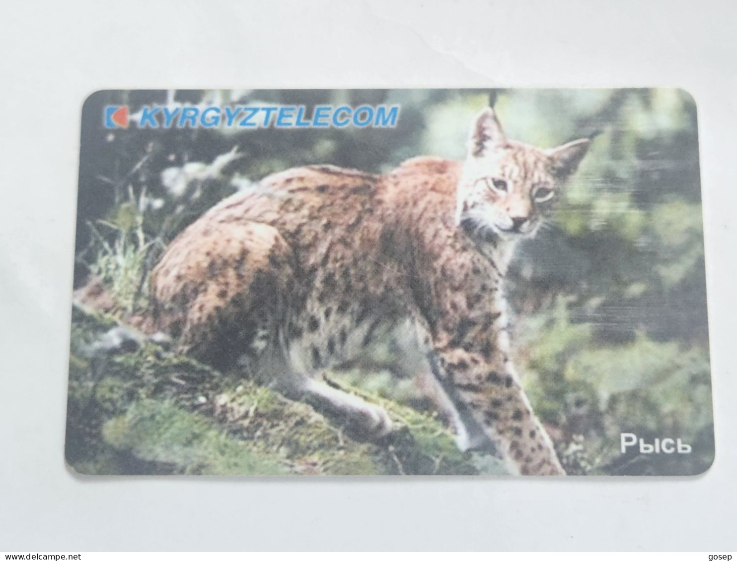 KYRGYZSTAN-(KG-KYR-0011A)-LYNX1-(3)-(50units)-(00300593)-(TIRAGE-20.000)-used Card+1card Prepiad Free - Kirguistán