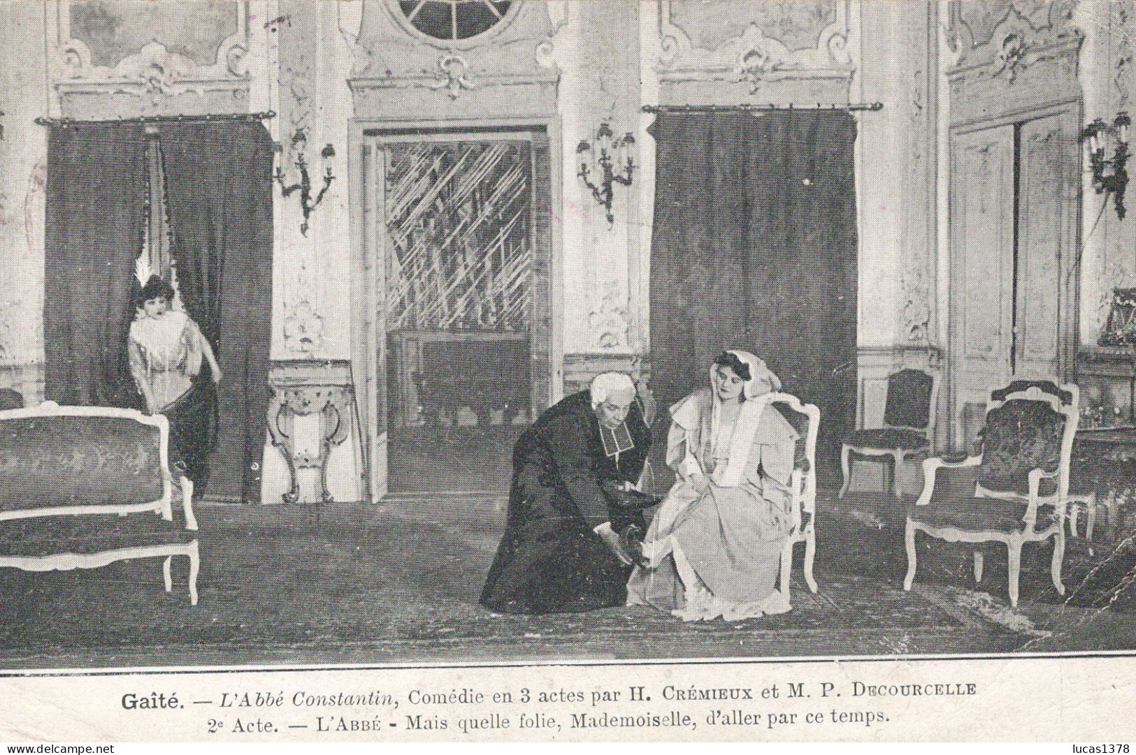 75 / THEATRE DE LA GAITE.L ABBE CONSTANTIN - París La Noche