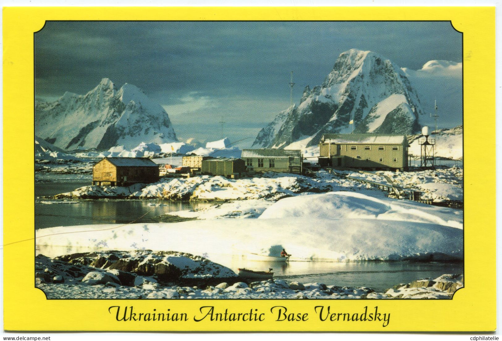 UKRAINE CARTE POSTALE NEUVE " UKRAINIAN ANTARCTIC BASE VERNADSKY " - Événements & Commémorations