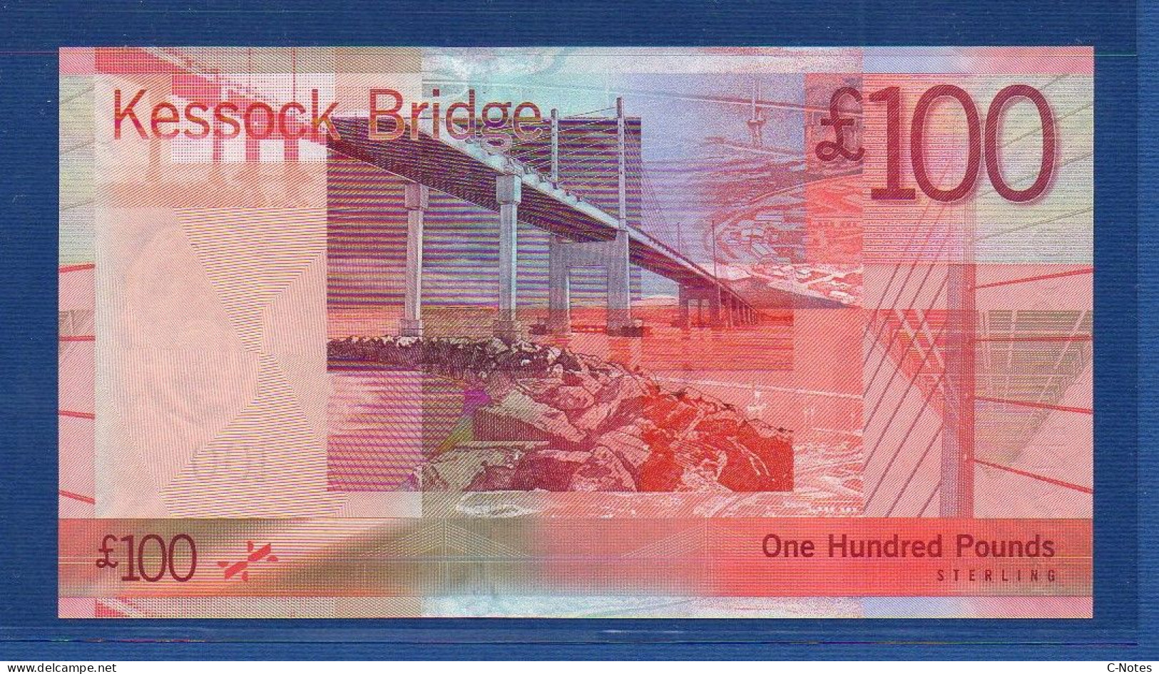 SCOTLAND - P.128a – 100 POUNDS 2007 UNC, S/n AA002954 Low Serial - 100 Pond