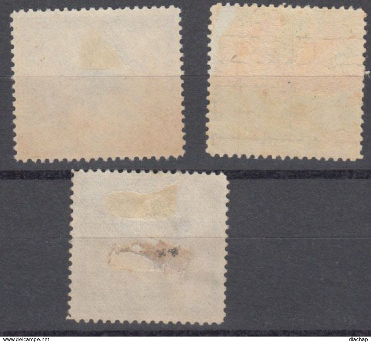 Congo Belge 1923 COB 107, 108 Et 117 Neufs Sans Gomme, Avec Charniere. - Unused Stamps