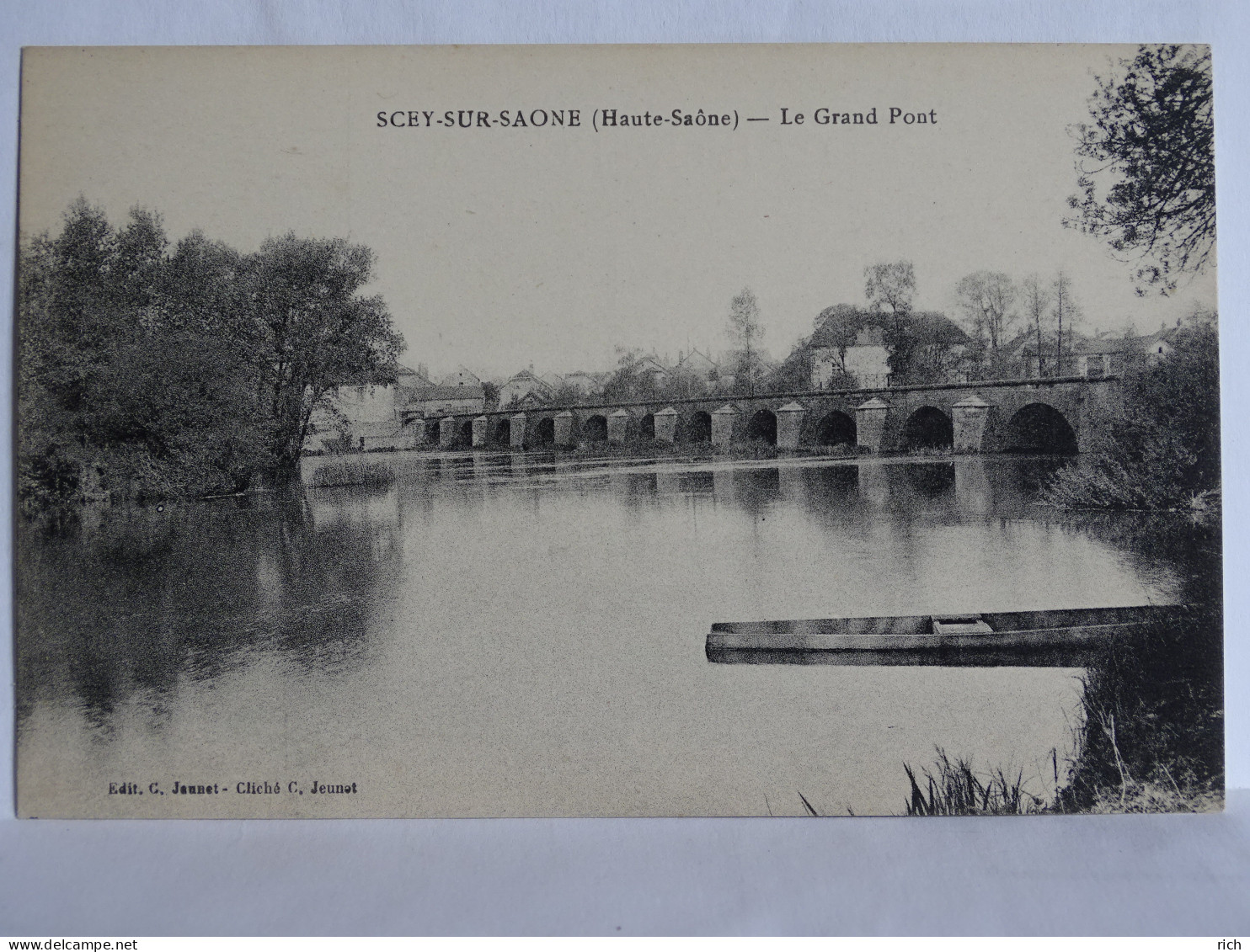 CPA 70 Haute Saone - SCEY SUR SAONE - Le Grand Pont - Scey-sur-Saône-et-Saint-Albin