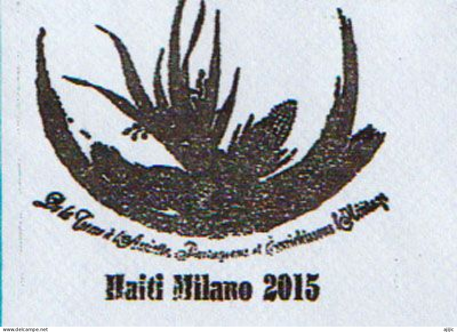 HAITI. WWF.  Rainette D'Hispaniola.Espèce Menacée ,sur Lettre Du Pavillon HAITI, à L'EXPO UNIVERSELLE MILAN - 2015 – Mailand (Italien)