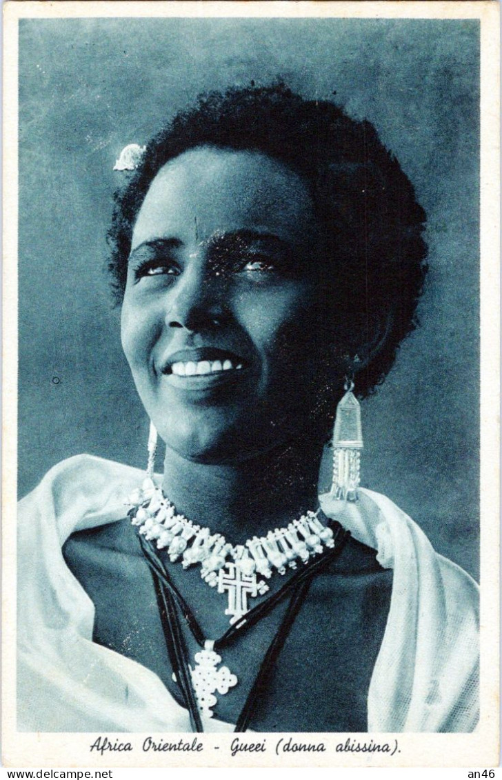AFRICA ORIENTALE - Gueei (donna Abissina) - Vgt.1936  (di Interesse Filatelico) - Non Classés