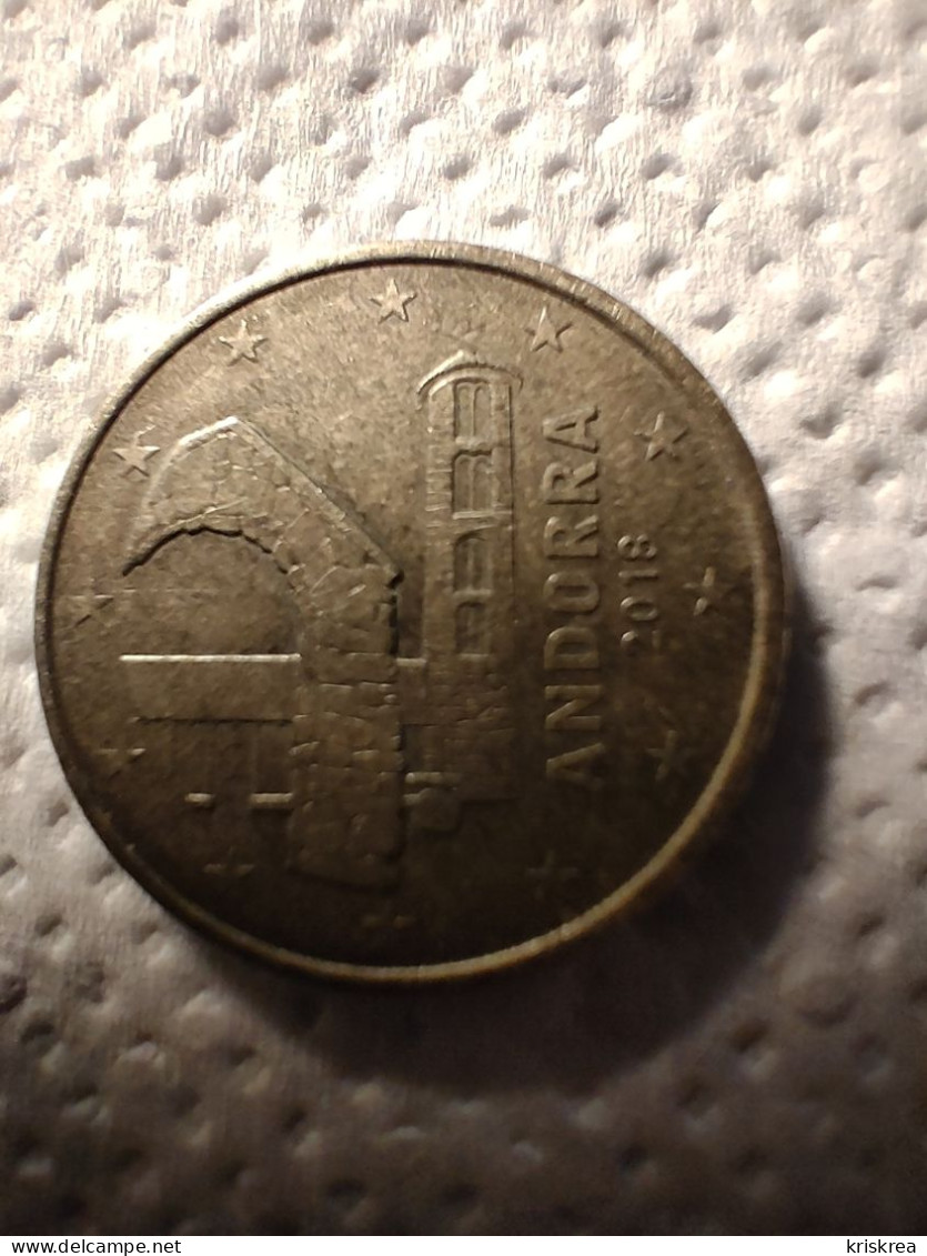 50 Euro Cent 20 18 Andorre. - Andorre