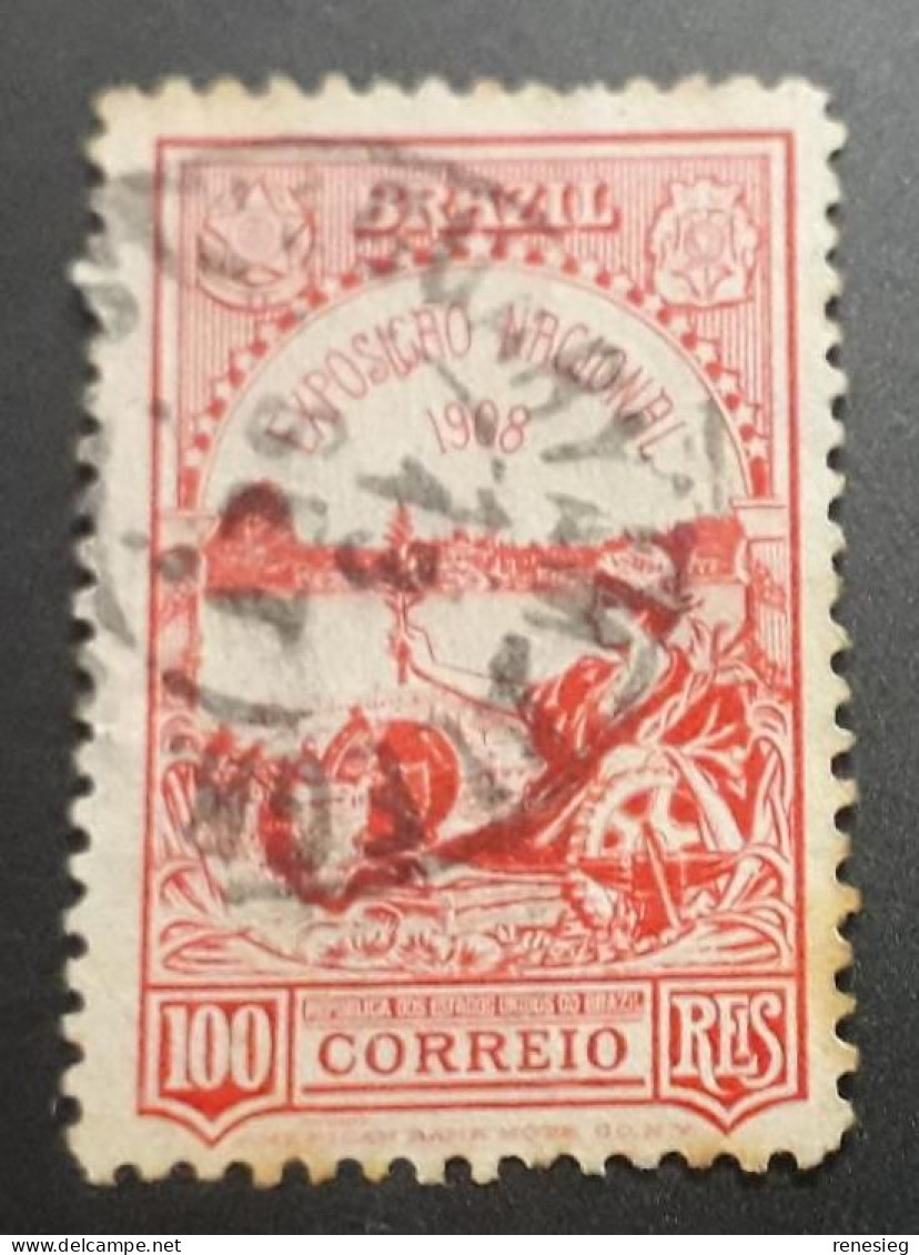 1908, 100 R Yv 142 - Used Stamps
