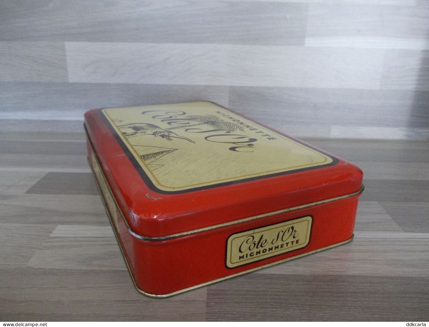 Oude Reclame Objekt Blikken Doos Côte D'Or Chocolade Mignonnette - Ancienne Boîte En Tôle Chocolat - Cans