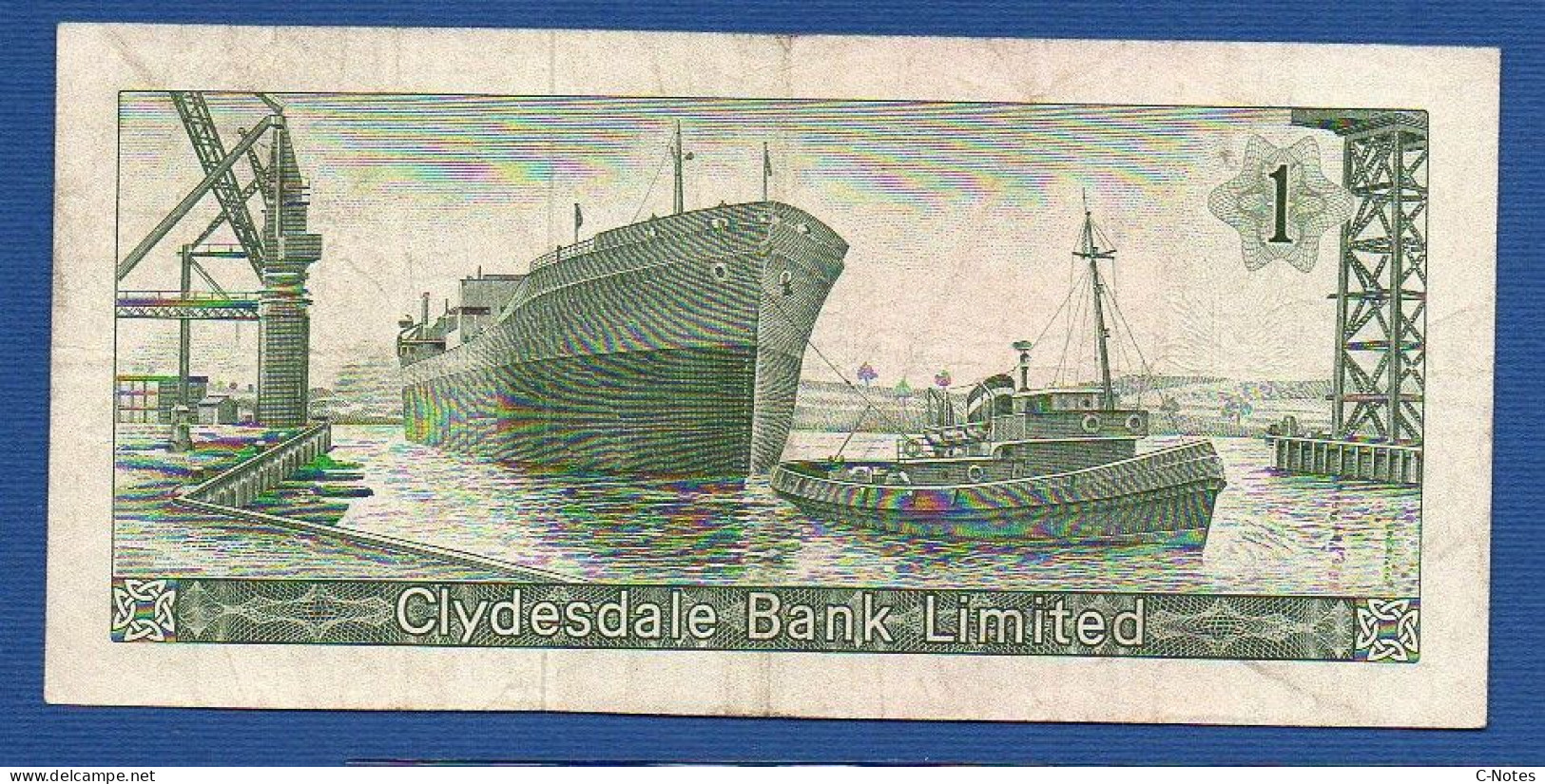 SCOTLAND - P.197 – 1 POUND 02.09.1963 AVF, S/n C/C 948155 - 1 Pond