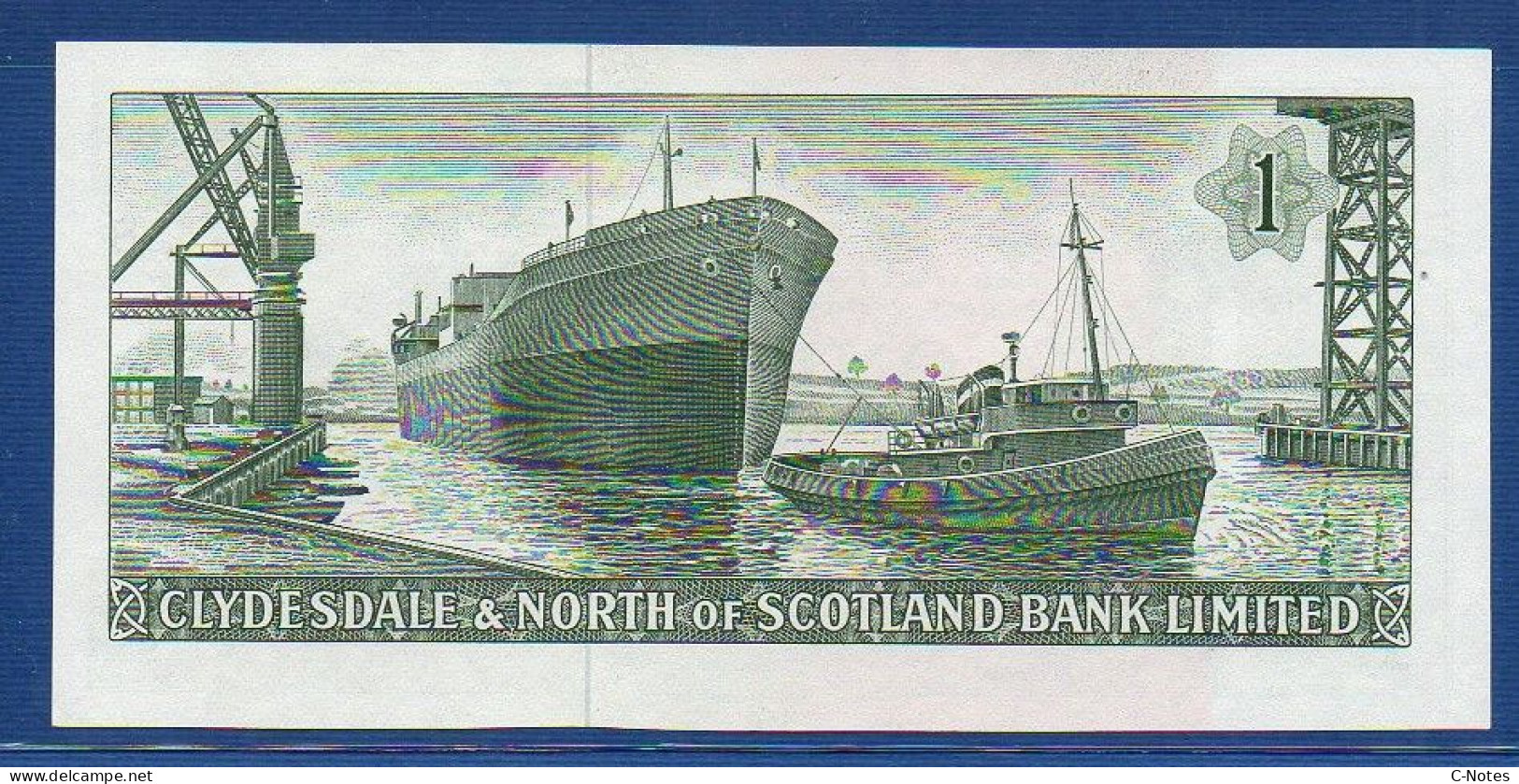 SCOTLAND - P.195 – 1 POUND 02.05.1962 UNC, S/n B/E 297458 - 1 Pond