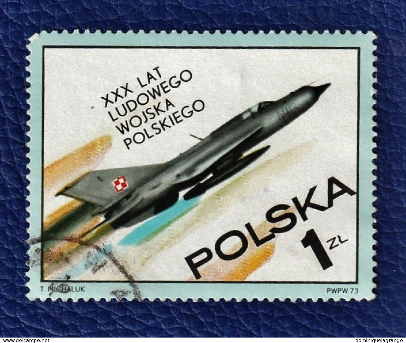 9 timbres de Pologne " de 1952 à 1976
