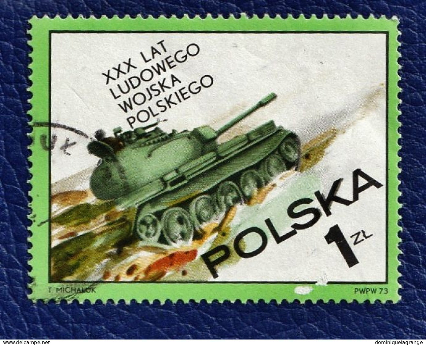 9 timbres de Pologne " de 1952 à 1976