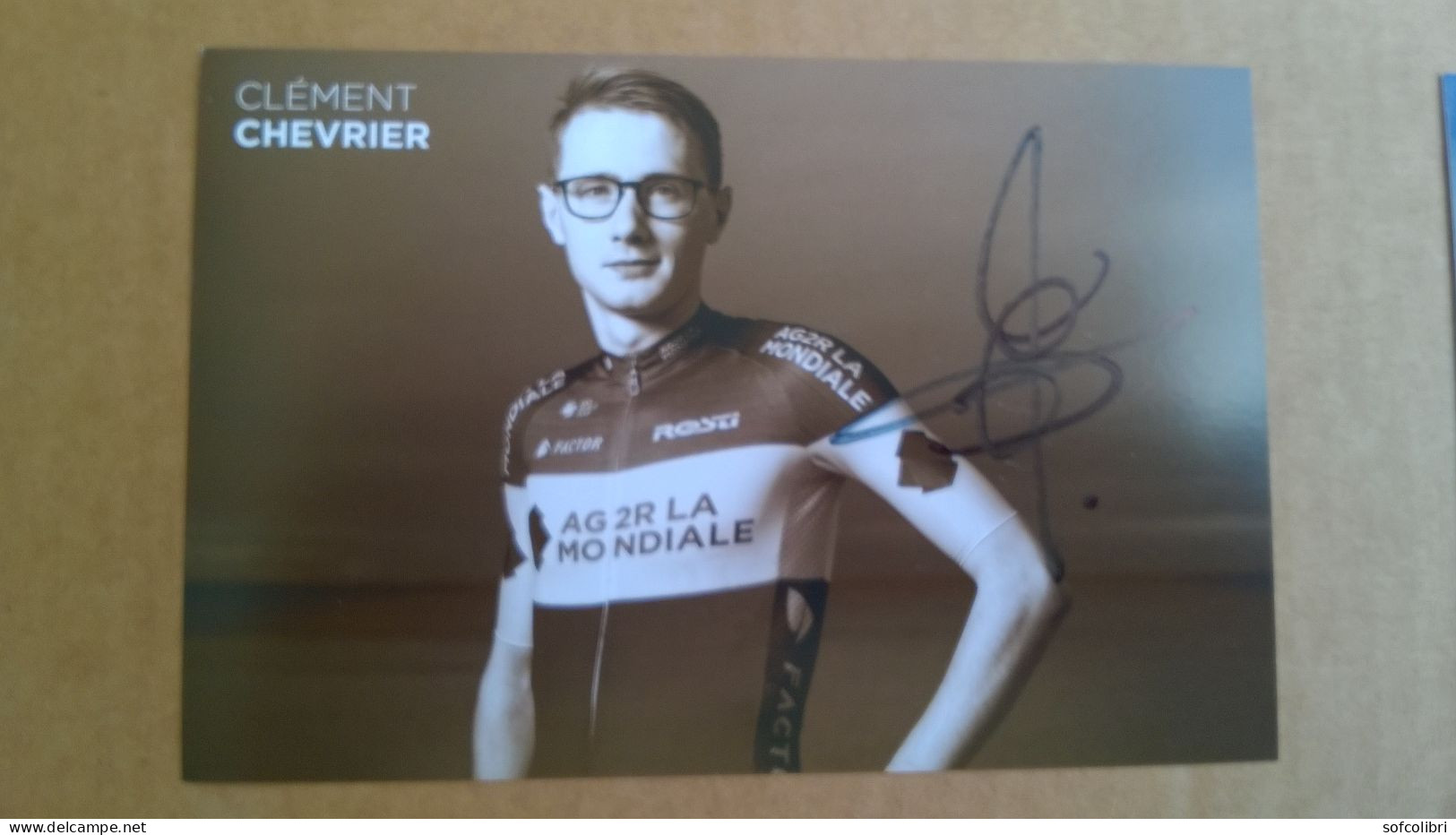 COUREUR CYCLISTE -  CLEMENT CHEVRIER (Cyclisme)....Signature...Autographe Véritable... - Sportspeople