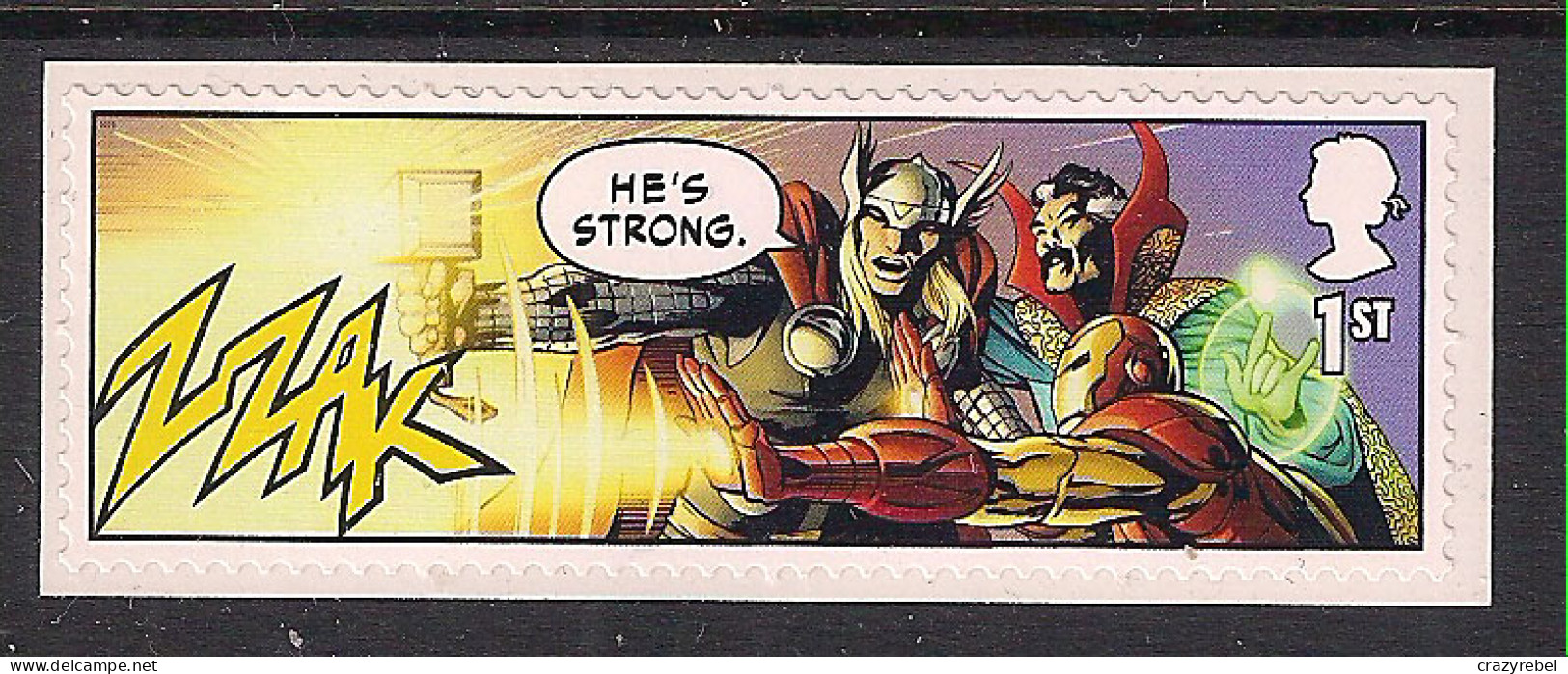 GB 2019 QE2 1st Super Heroes Thor, Dr Strange Umm S/A SG 4196 Ex M/S ( M322 ) - Unused Stamps