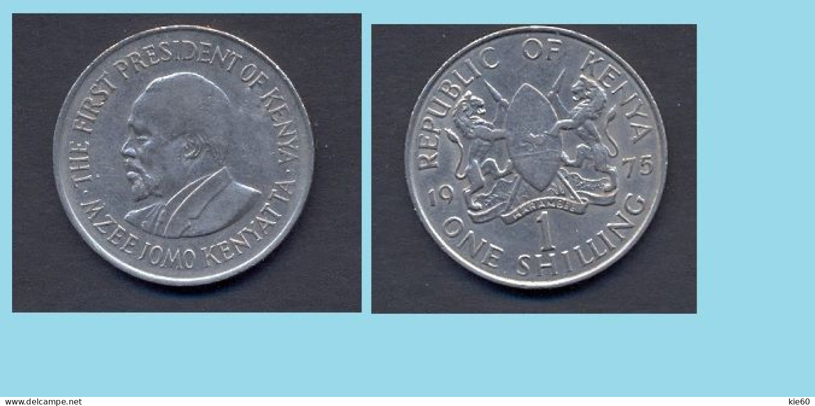 Kenya  - 1975 - 1  Shilling. - KM19 - Kenya