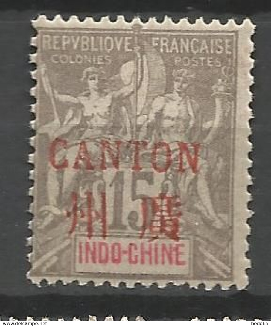 CANTON N° 8 NEUF* TRACE DE CHARNIERE  / Hinge  / MH - Unused Stamps