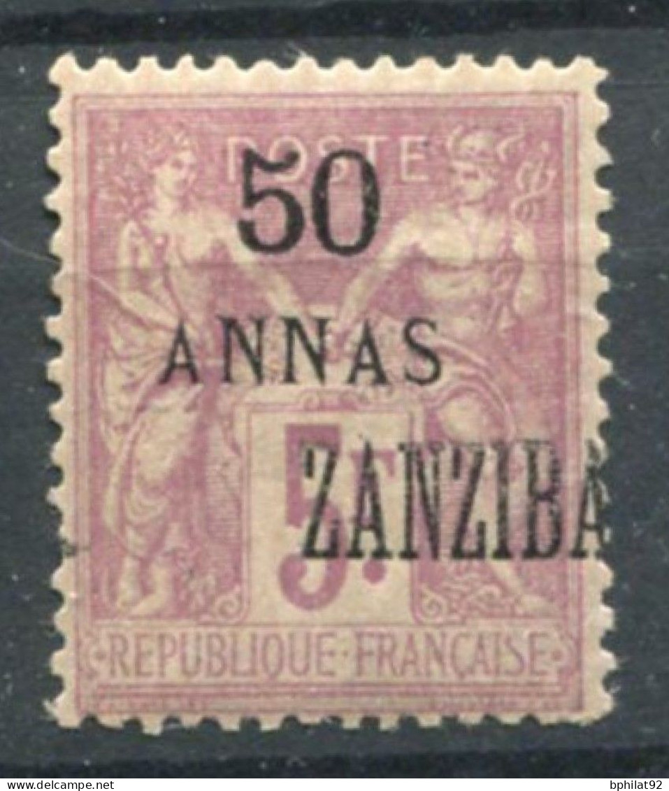 !!! ZANZIBAR, N°31 VARIETE SURCHARGE DECALEE NEUF ** - Unused Stamps