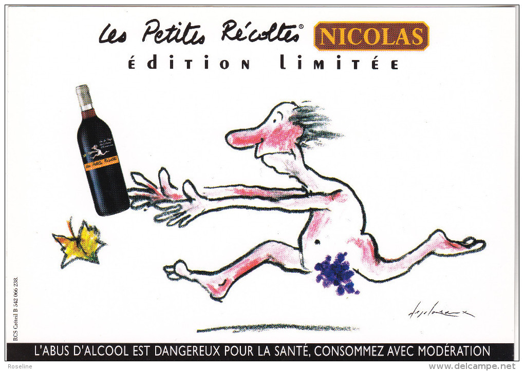 Illustration DESCLOZEAUX - Publicité Vins Nicolas -  CPM 10,5x15 TBE 2006 Neuve - Desclozeaux