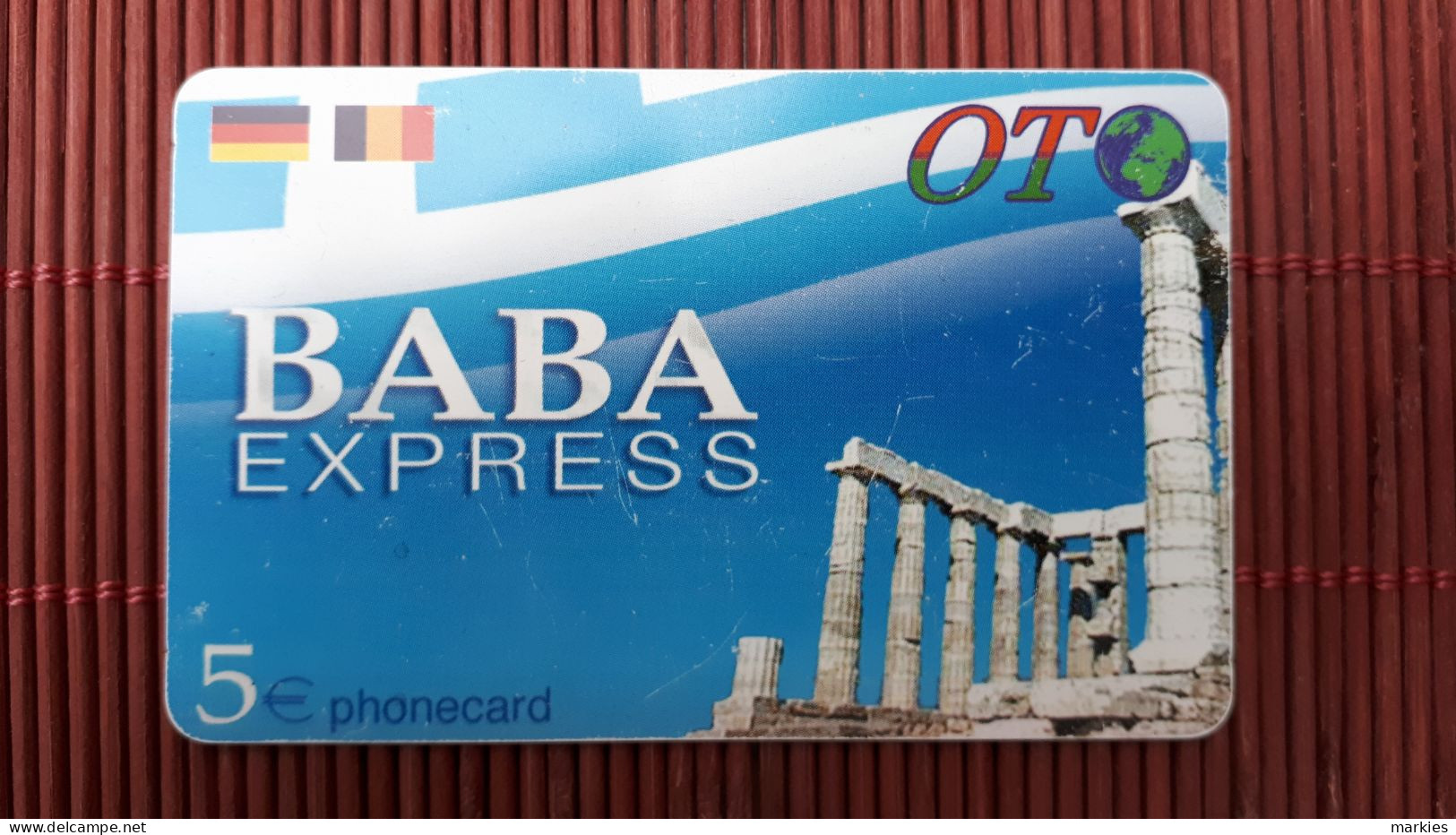 Baba Express  Prepaidcard Belgium Used Rare - GSM-Kaarten, Herlaadbaar & Voorafbetaald