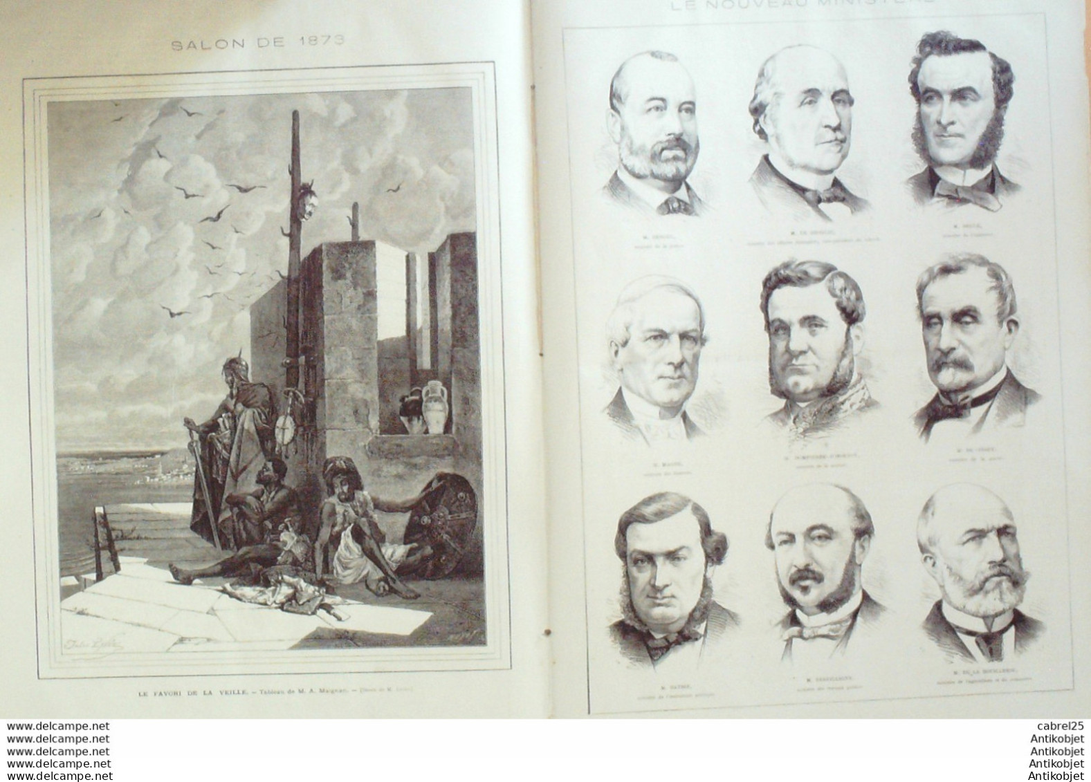 Le Monde Illustré 1873 N°842 Italie Rome Vatican Maréchal Mac Mahon Suède Roi Oscar II - 1850 - 1899