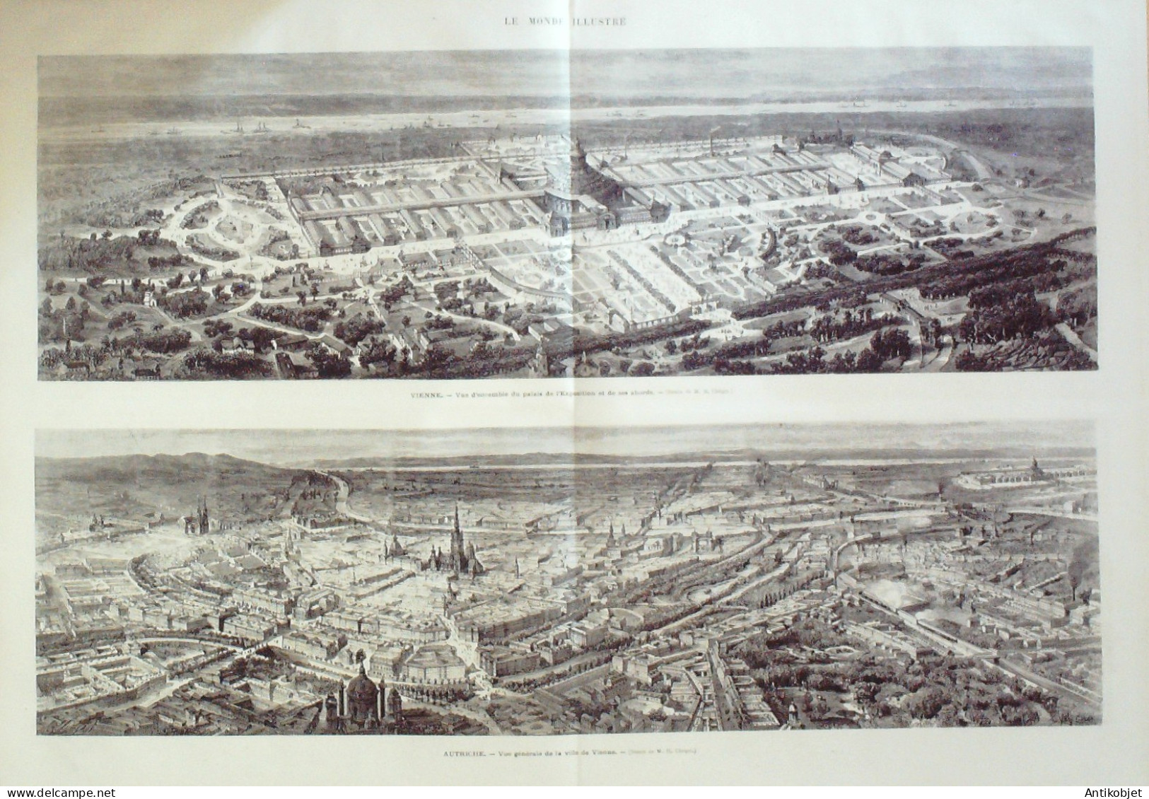 Le Monde Illustré 1873 N°833 Verdun (55) Espagne Grenade Madrid Autriche Vienne Fontainebleau (77) - 1850 - 1899