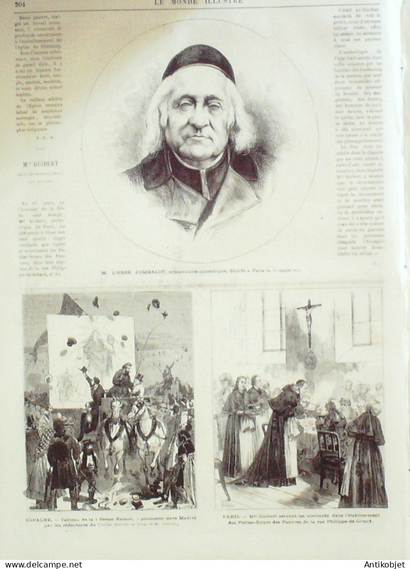 Le Monde Illustré 1873 N°833 Verdun (55) Espagne Grenade Madrid Autriche Vienne Fontainebleau (77) - 1850 - 1899