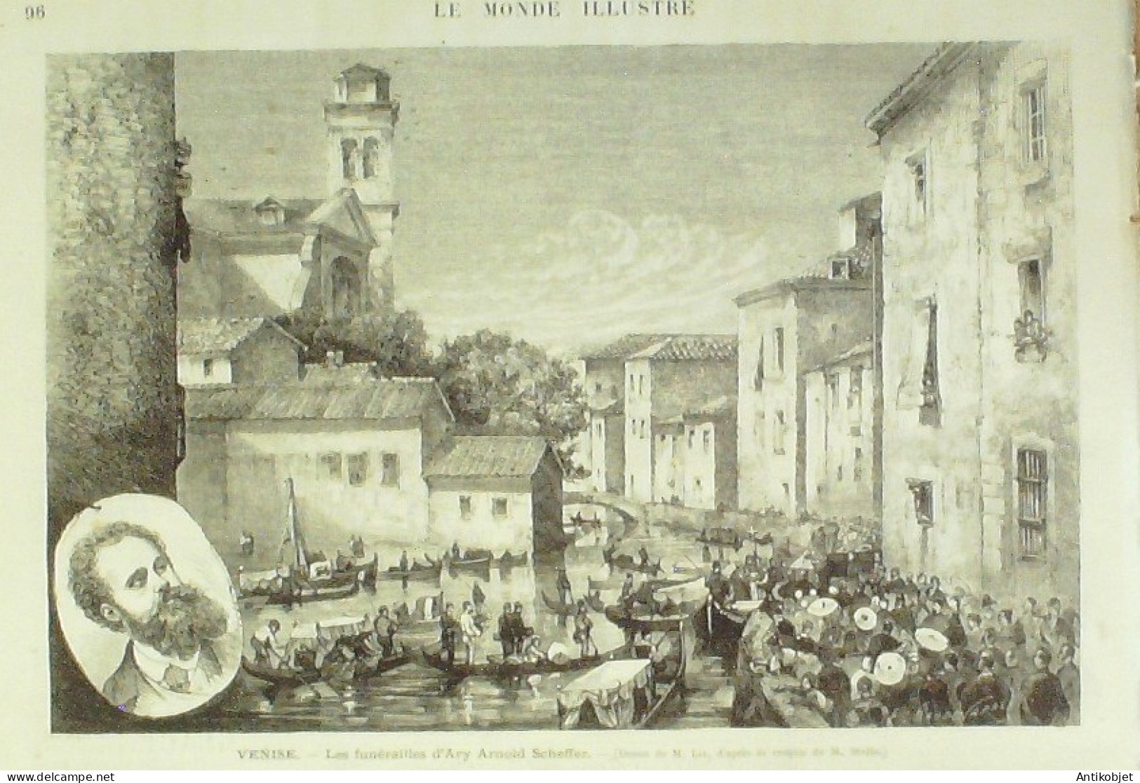 Le Monde Illustré 1873 N°852 Reichshoffen (67) Belfort (90) Levallois-Perret(92) Autriche Vienne - 1850 - 1899