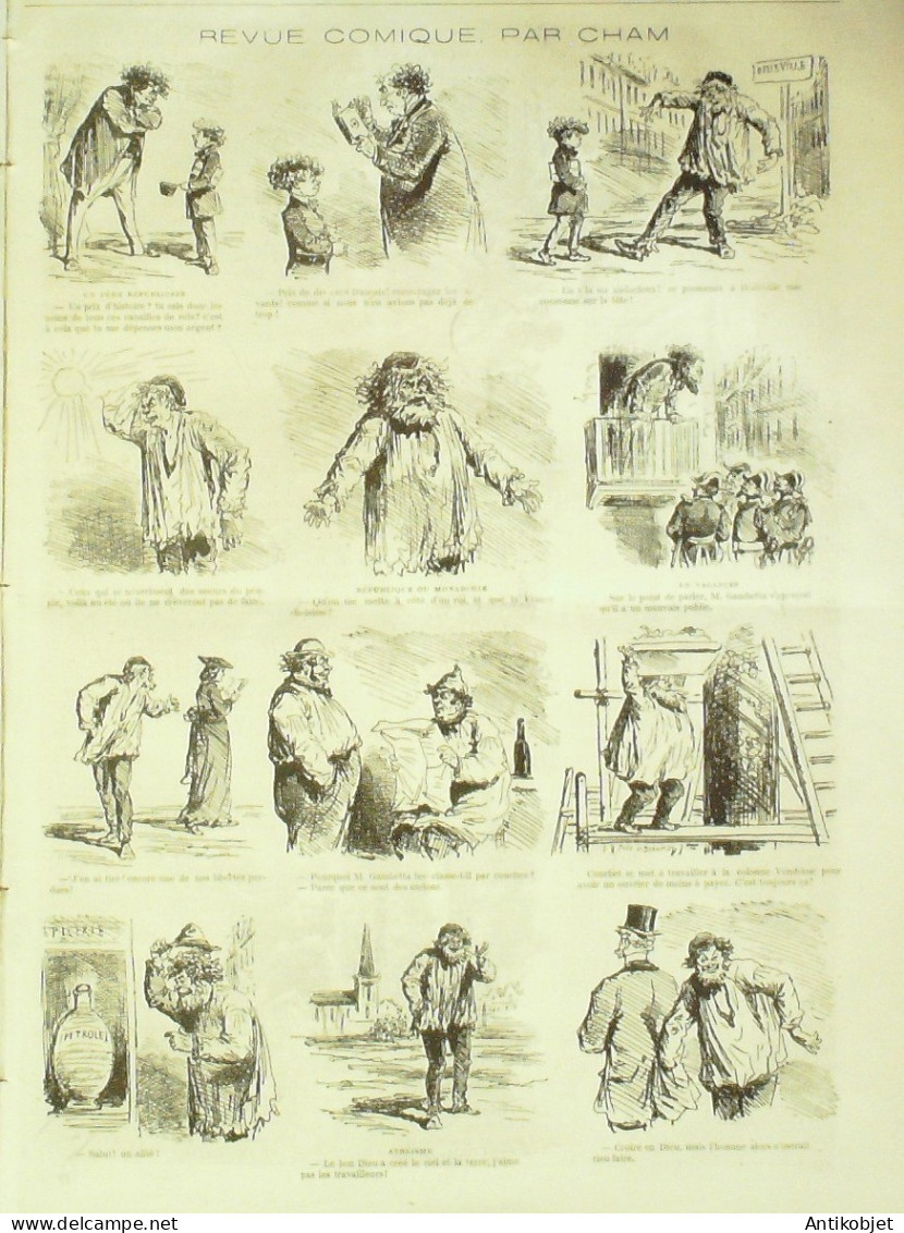 Le Monde illustré 1873 n°855 Espagne Séville Chambéry (73) Nantes (44) Strasbourg (67) 