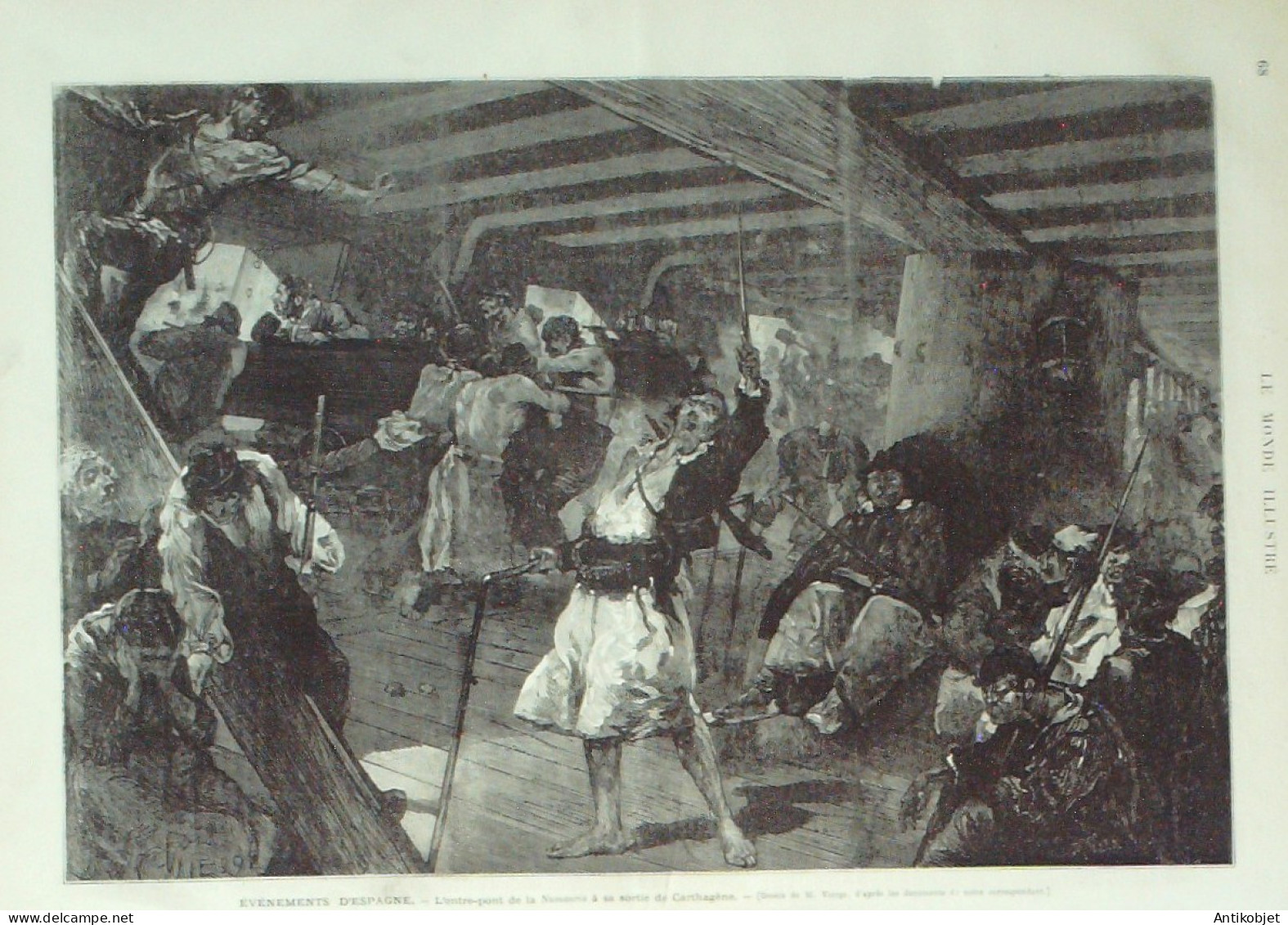 Le Monde Illustré 1874 N°877 Russie St-Pétersbourg Algérie Mers-el-Kébir Allemagne Cologne - 1850 - 1899