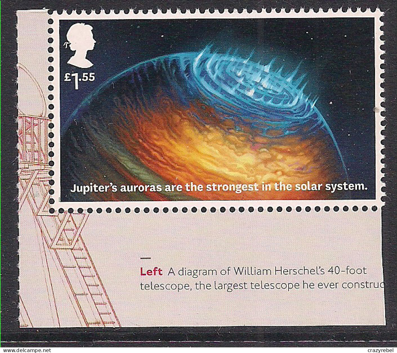 GB 2020 QE2 £1.55 Visions Universe Jupiter Umm Ex DY 32 SG 4327 ( M1212) - Unused Stamps