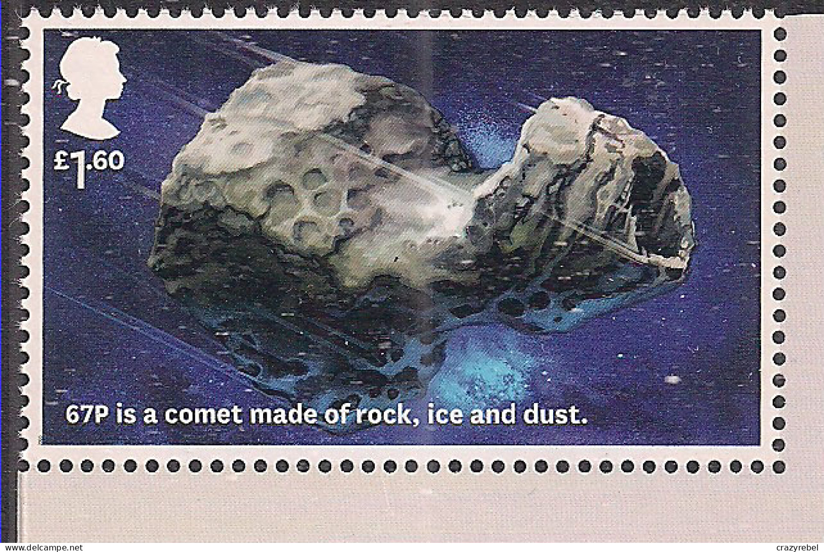 GB 2020 QE2 £1.60 Visions Universe Comet Umm Ex DY 32 SG 4329 ( M1219) - Unused Stamps