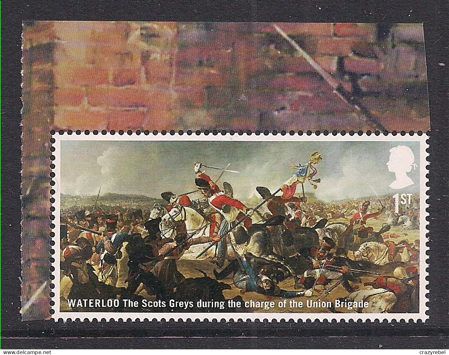 GB 2015 QE2 1st Bicentenary Battle Waterloo Scots Grey Umm SG 3725 ( T823 ) - Unused Stamps