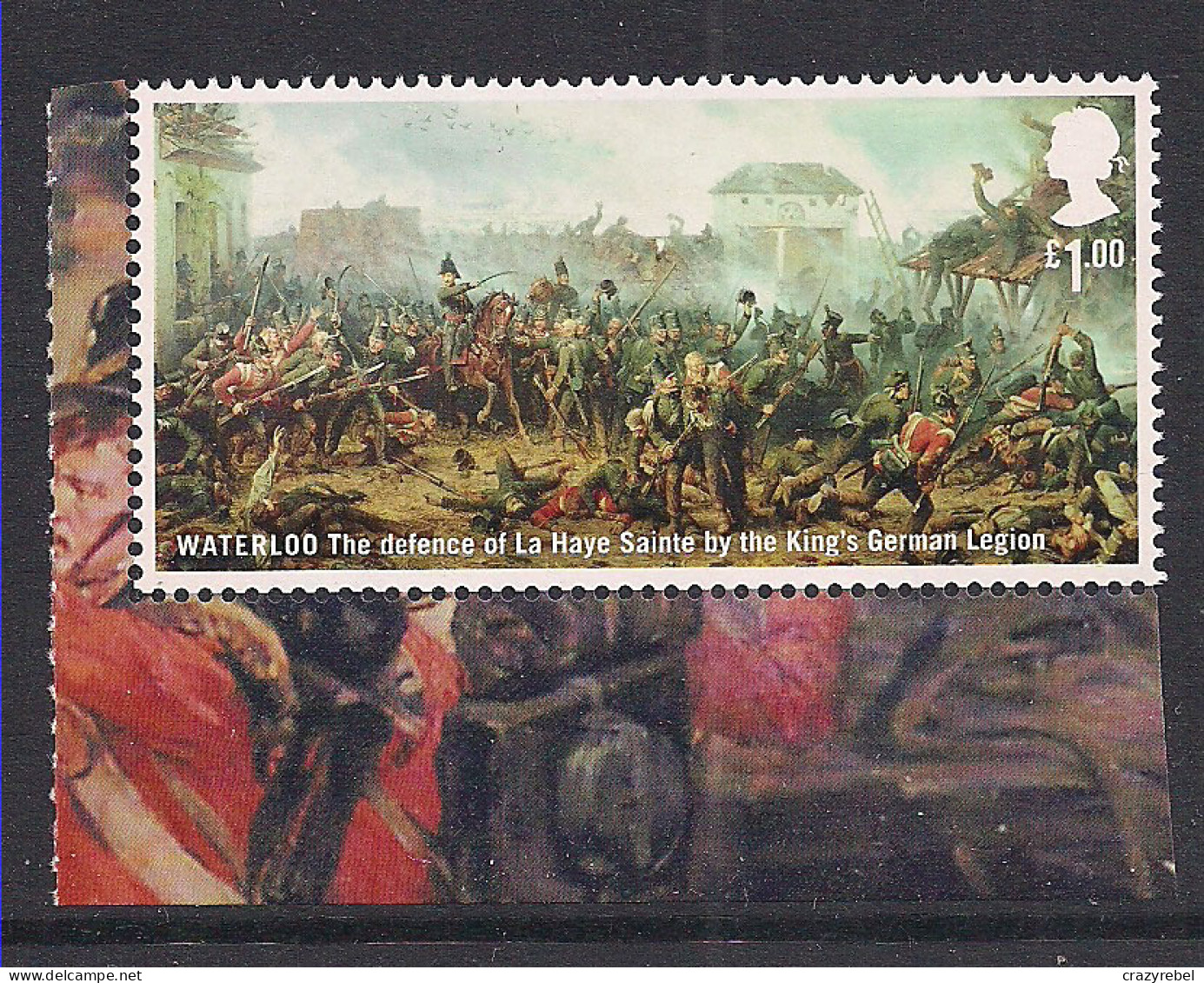 GB 2015 QE2 £1 Bicentenary Battle Waterloo Defence Of La Haye Umm SG 3727 ( T762 ) - Unused Stamps