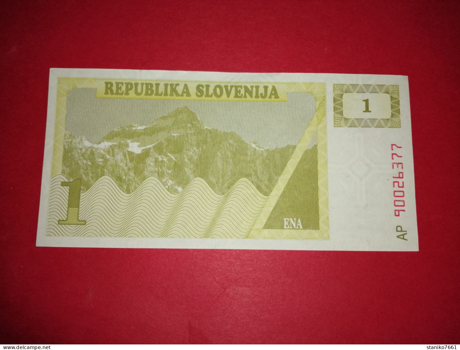 BILLET  à Dater REPUBLIKA SLOVENIJA  " CRAQUANT " Voir Photos - Slovenia