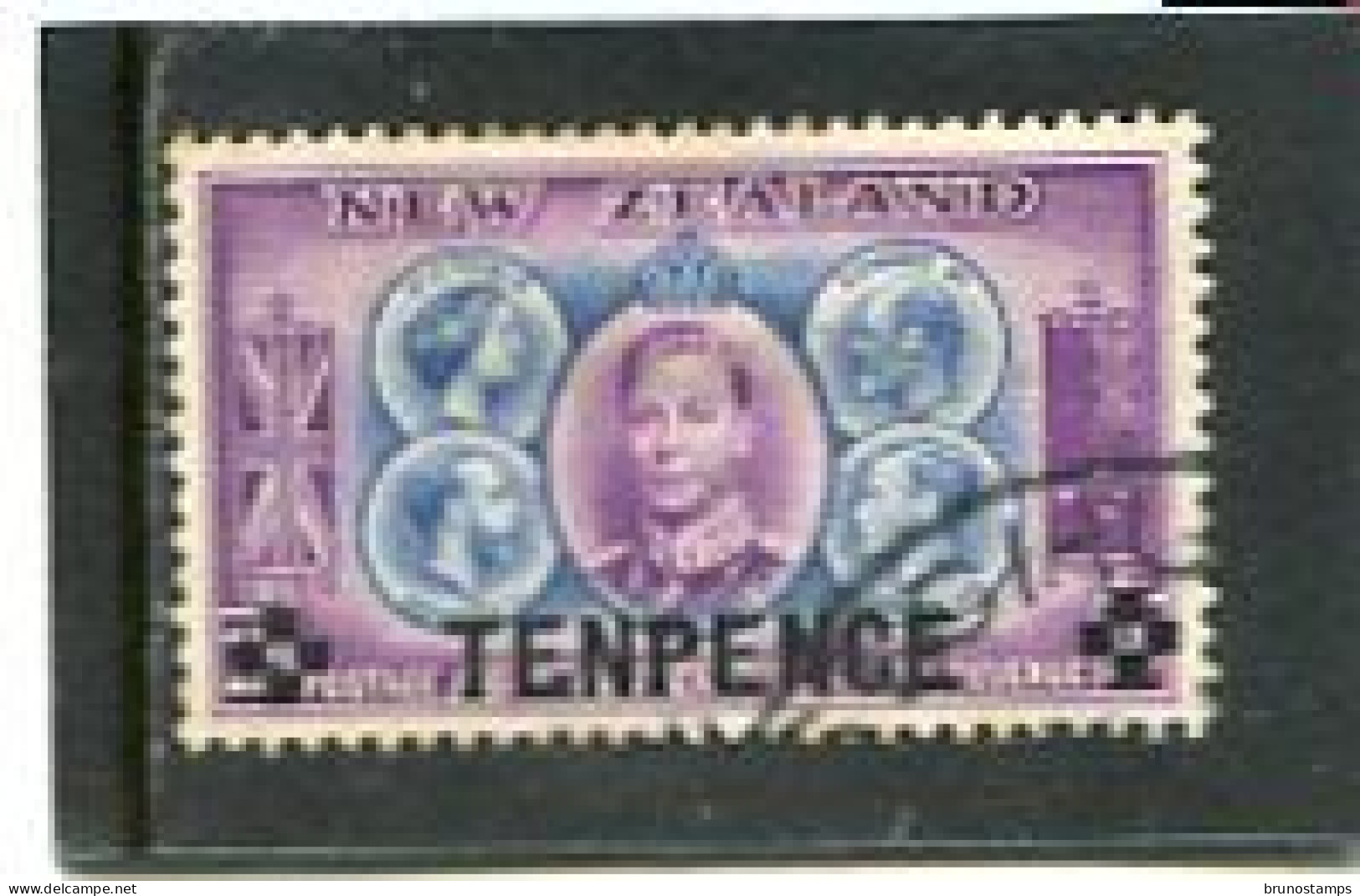 NEW ZEALAND - 1944  10d  OVERPRINTED  FINE USED  SG 662 - Usati