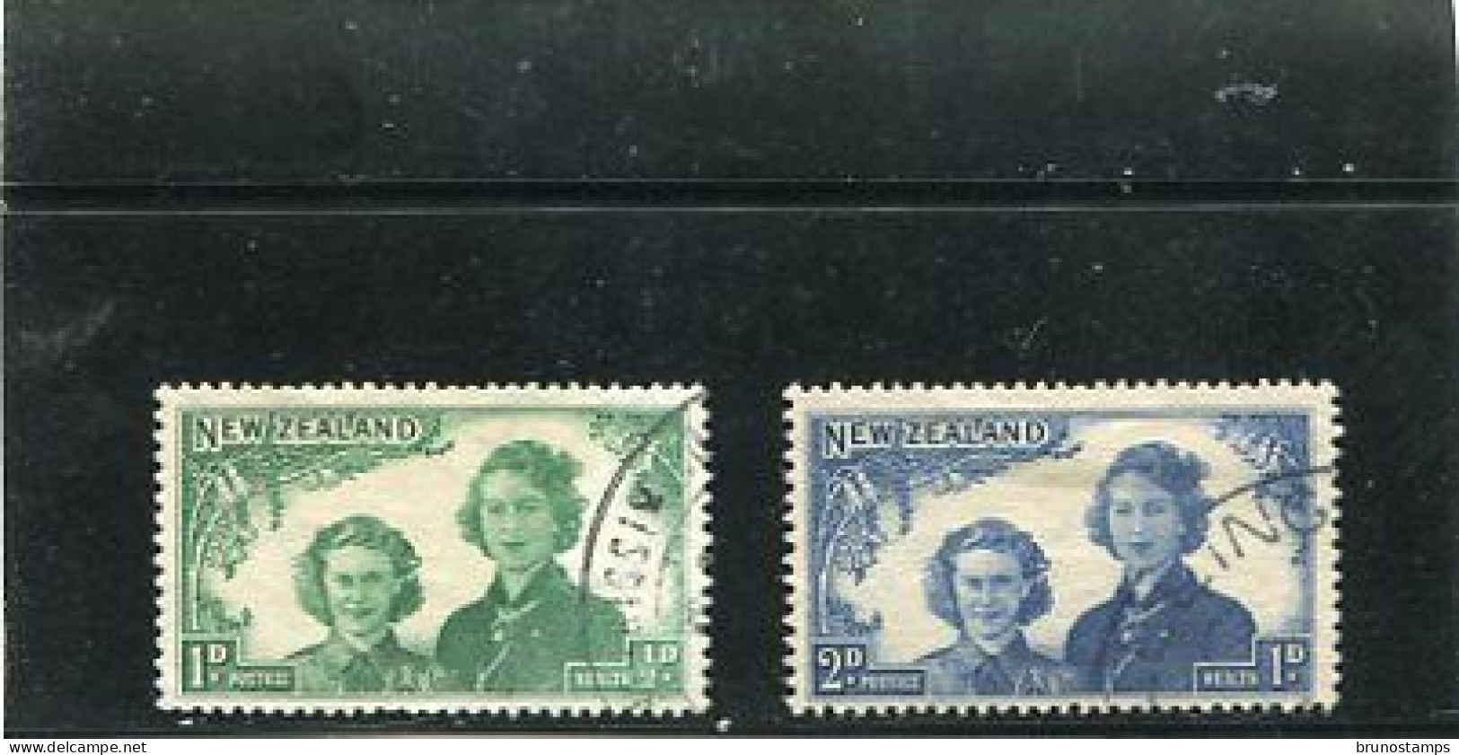 NEW ZEALAND - 1944  HEALTH  SET  FINE USED  SG 663/64 - Gebruikt