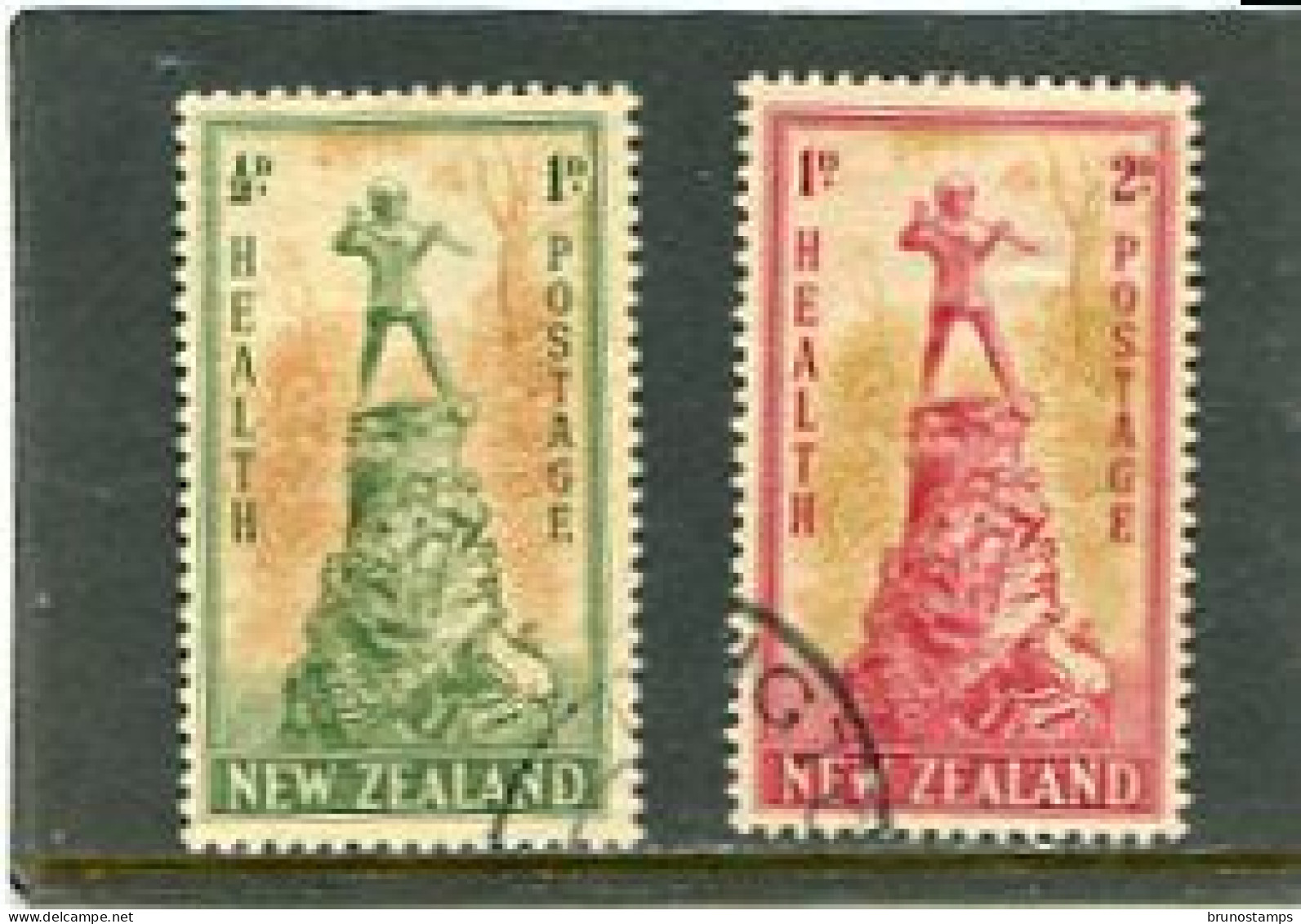 NEW ZEALAND - 1945  HEALTH  SET  FINE USED  SG 665/66 - Used Stamps